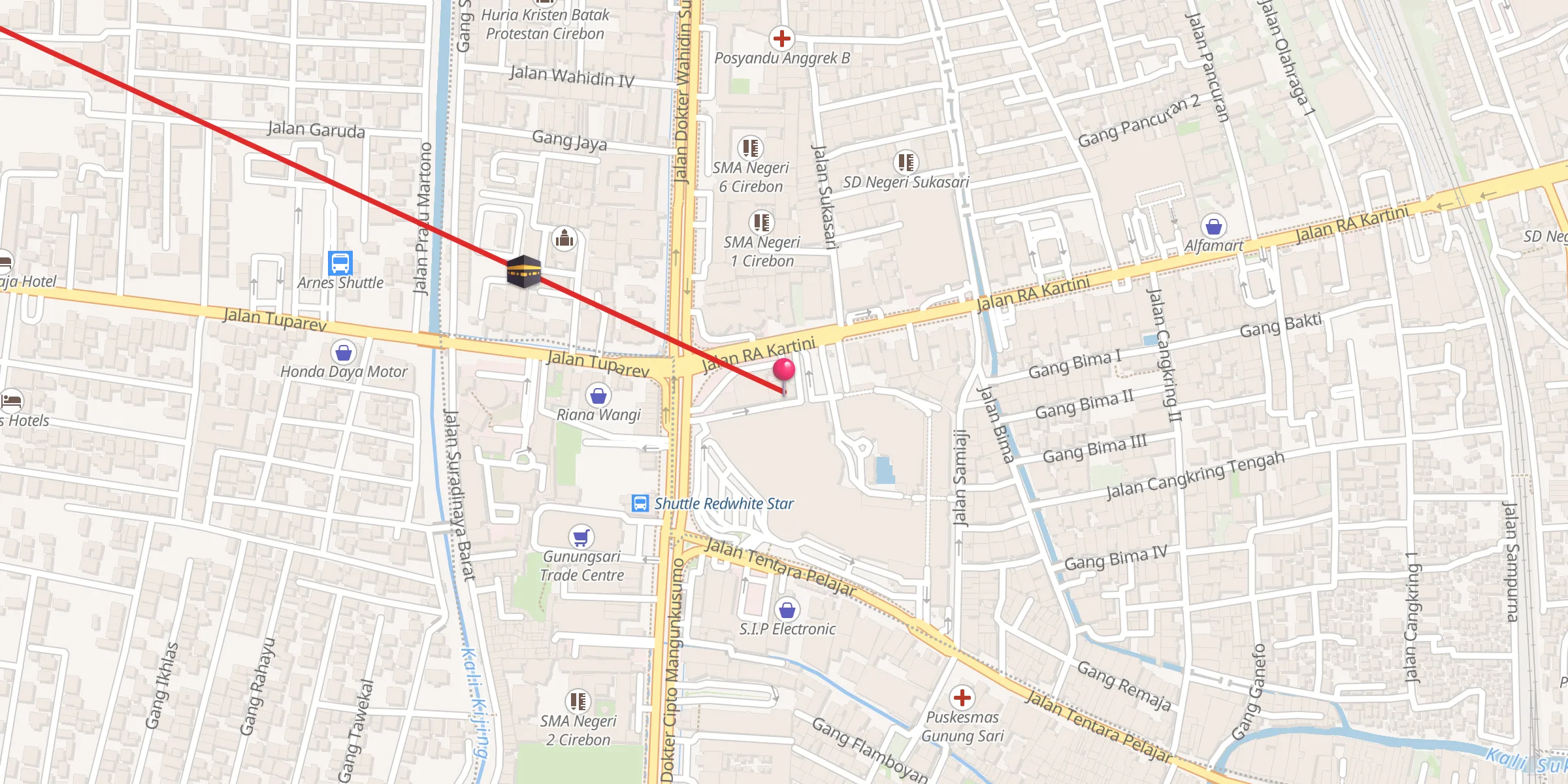 Carte de localisation : Masjid Ar Rahman