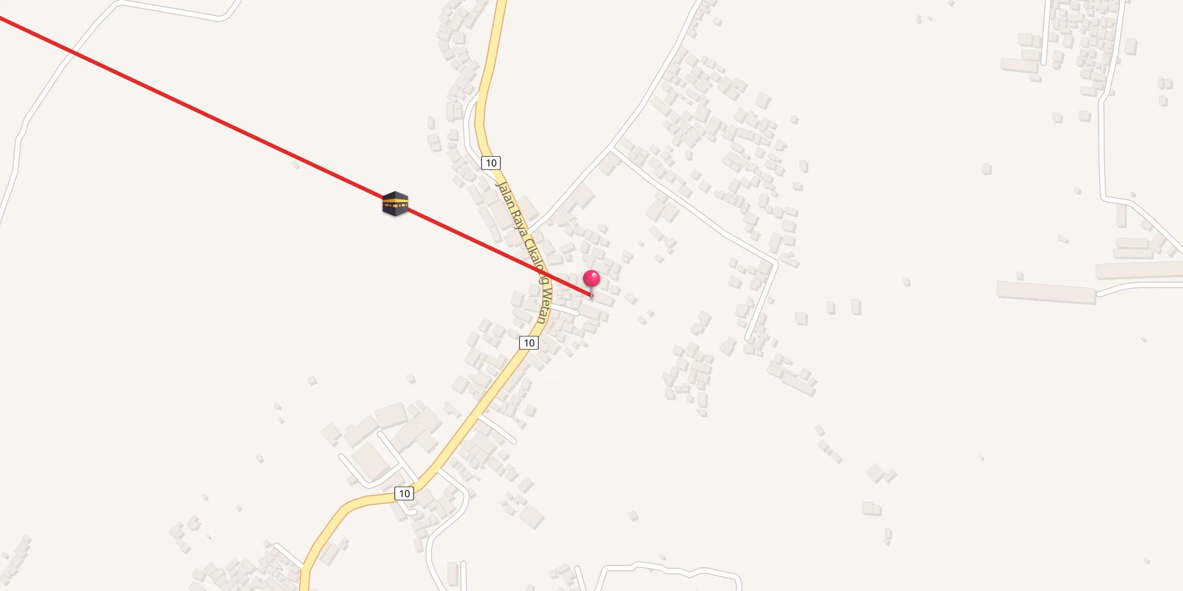 Carte de localisation : MASJID AL IKHLAS