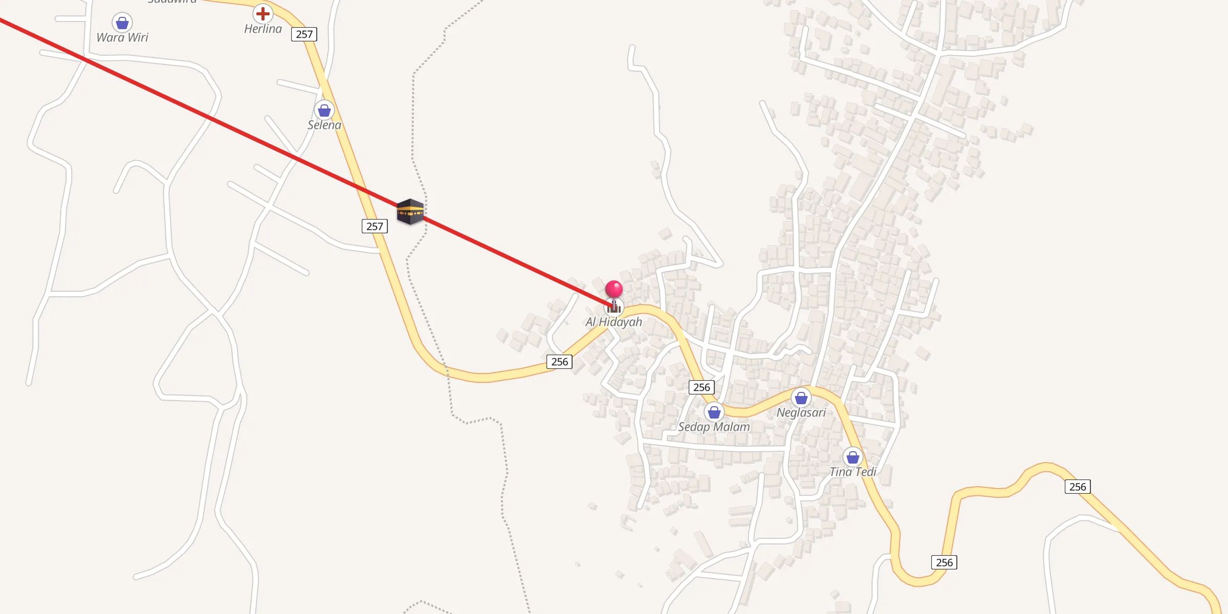Carte de localisation : Al Hidayah
