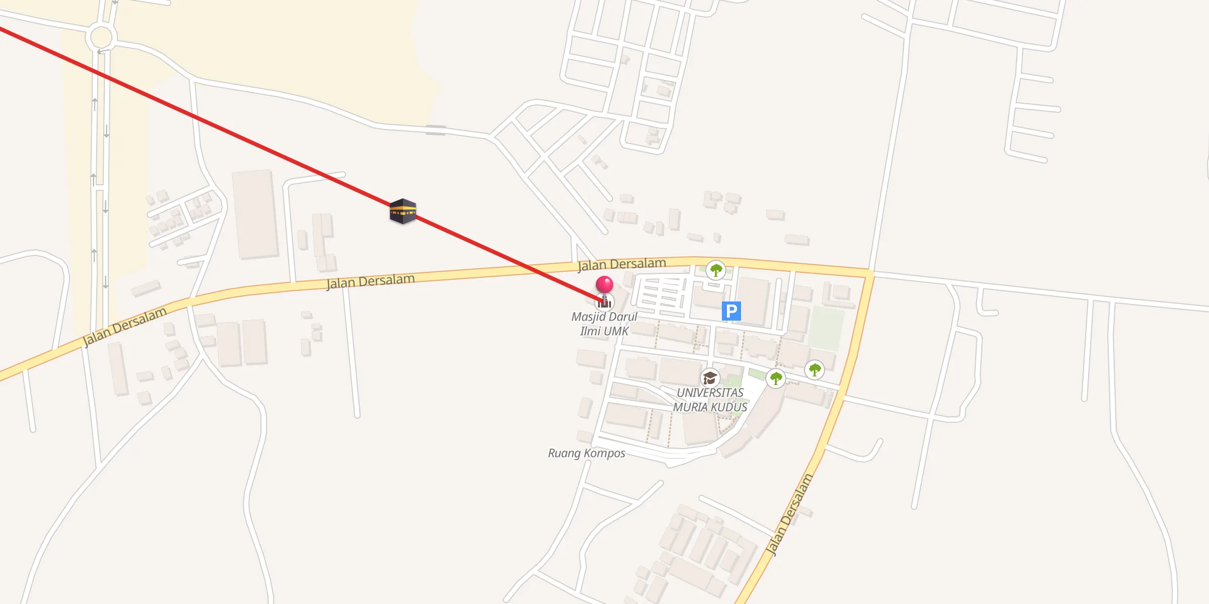 Carte de localisation : Masjid Darul Ilmi UMK