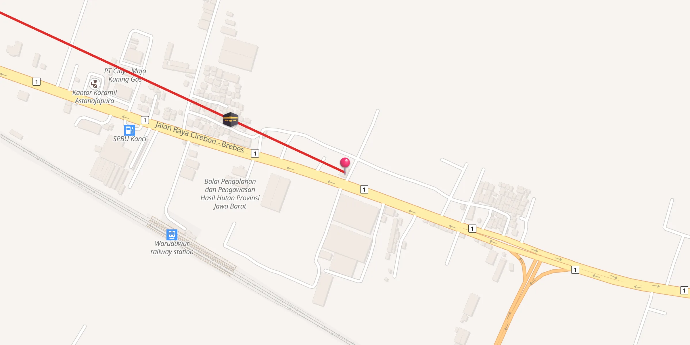 Carte de localisation : Masjid Ar Raudah