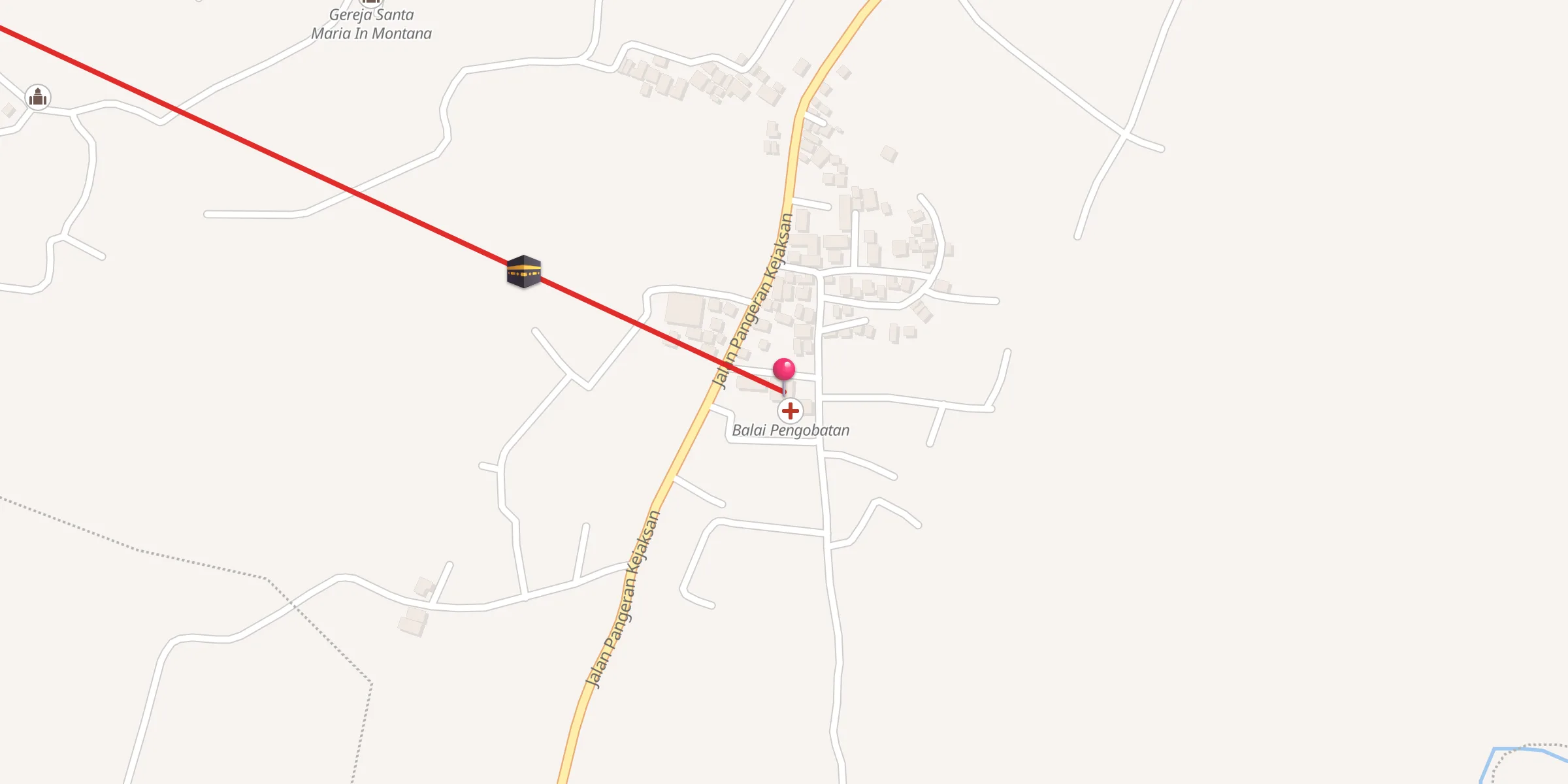 Carte de localisation : Masjid Al Hidayah