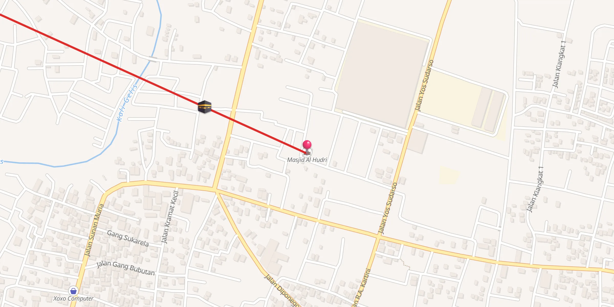 Carte de localisation : Masjid Al Hudri