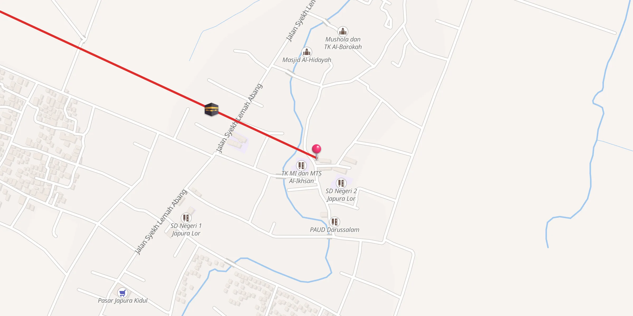 Carte de localisation : Masjid Darul Falihin