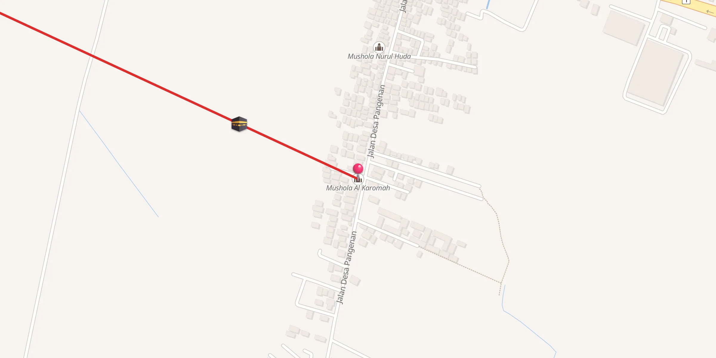 Carte de localisation : Mushola Al Karomah