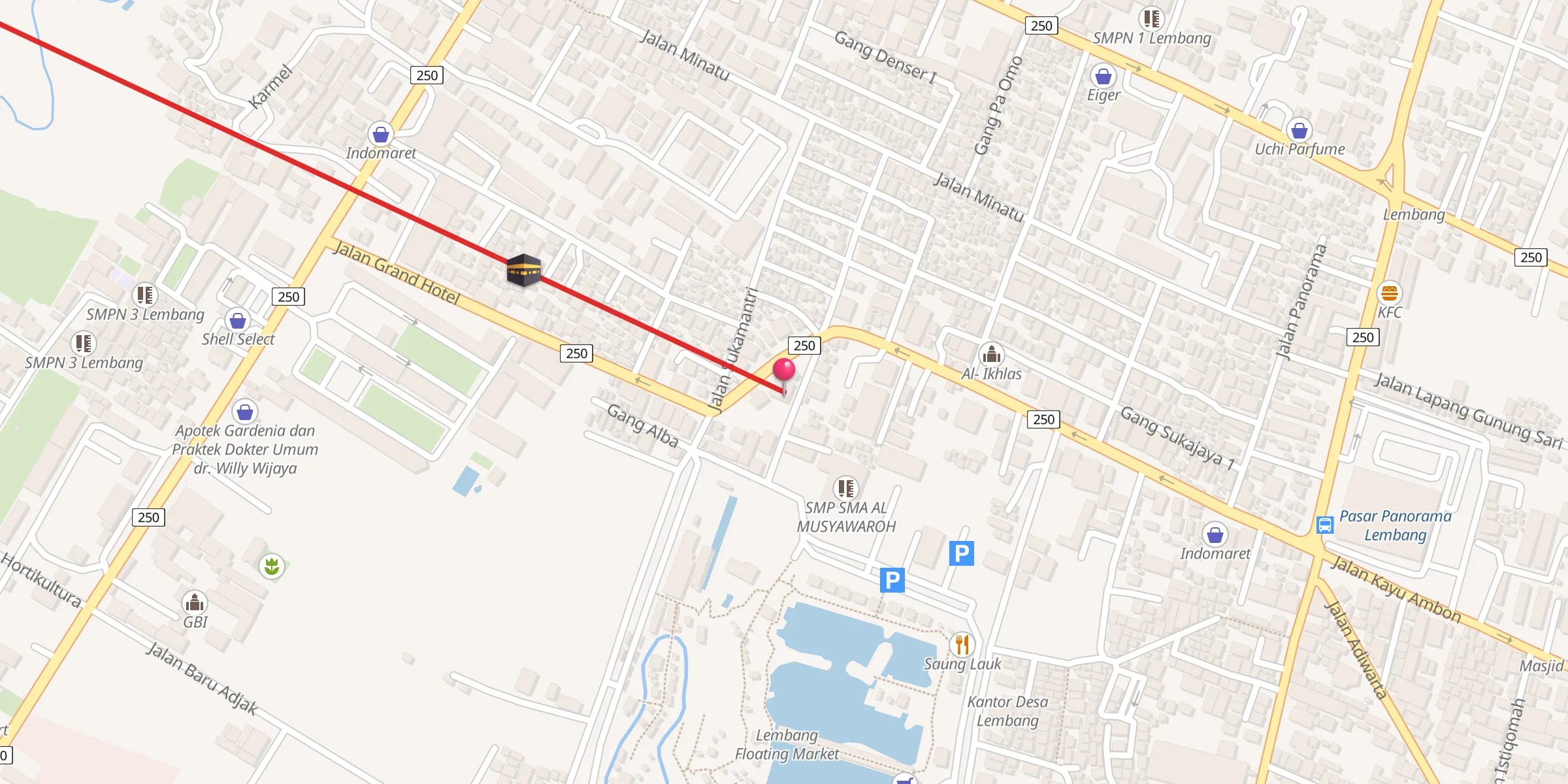 Carte de localisation : Al-Furqon
