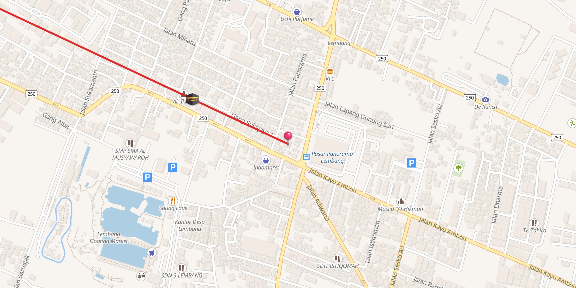 Carte de localisation : MASJID NURUL FALLAH