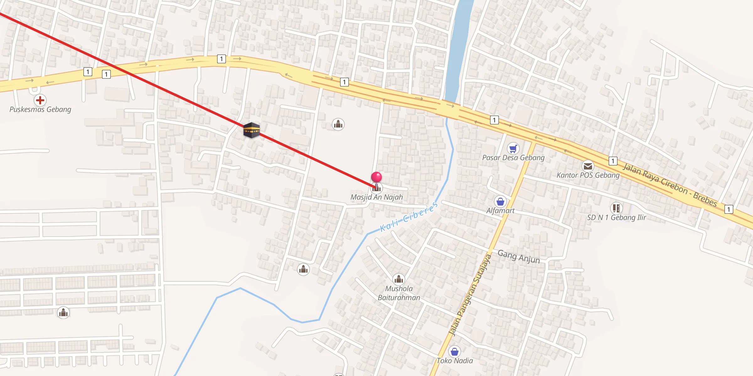 Carte de localisation : Masjid An Najah