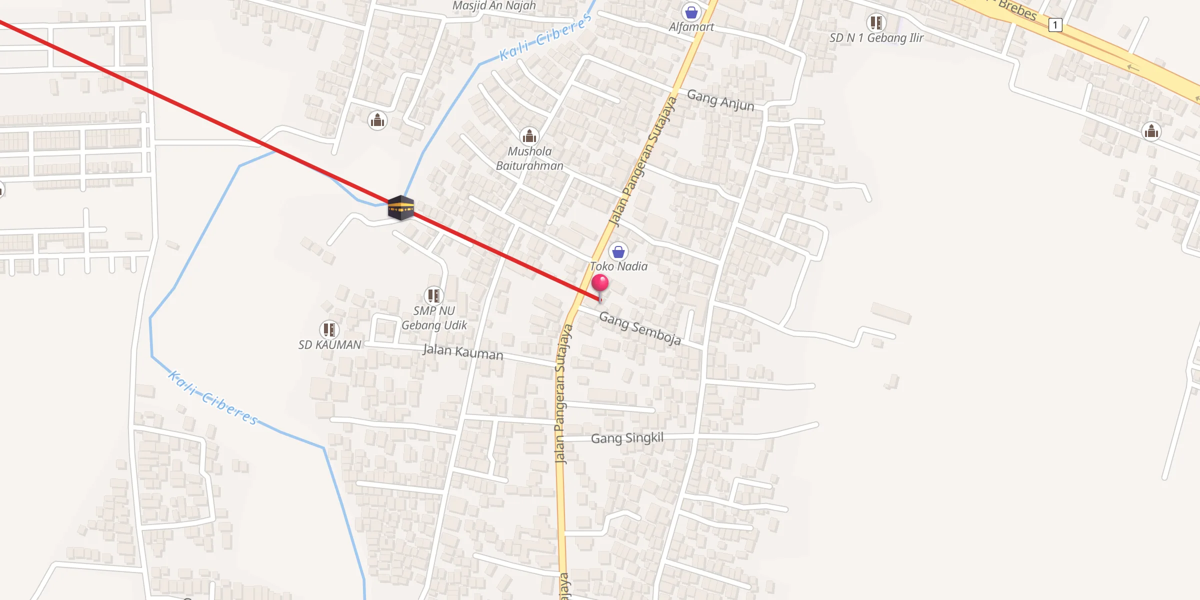 Carte de localisation : Masjid Al-Amriyah