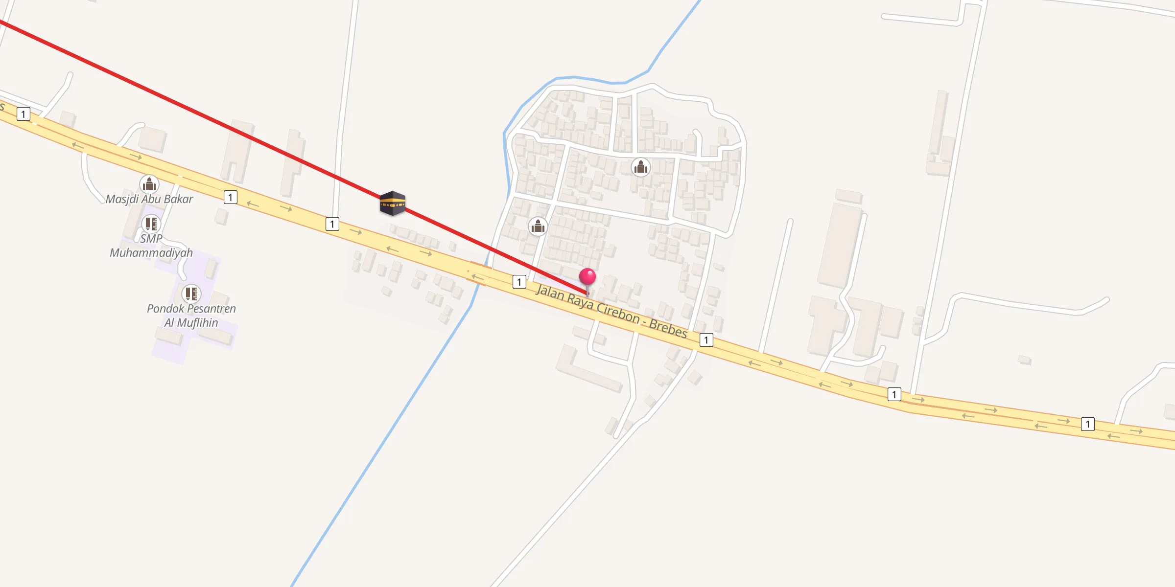 Carte de localisation : Masjid AL Amin