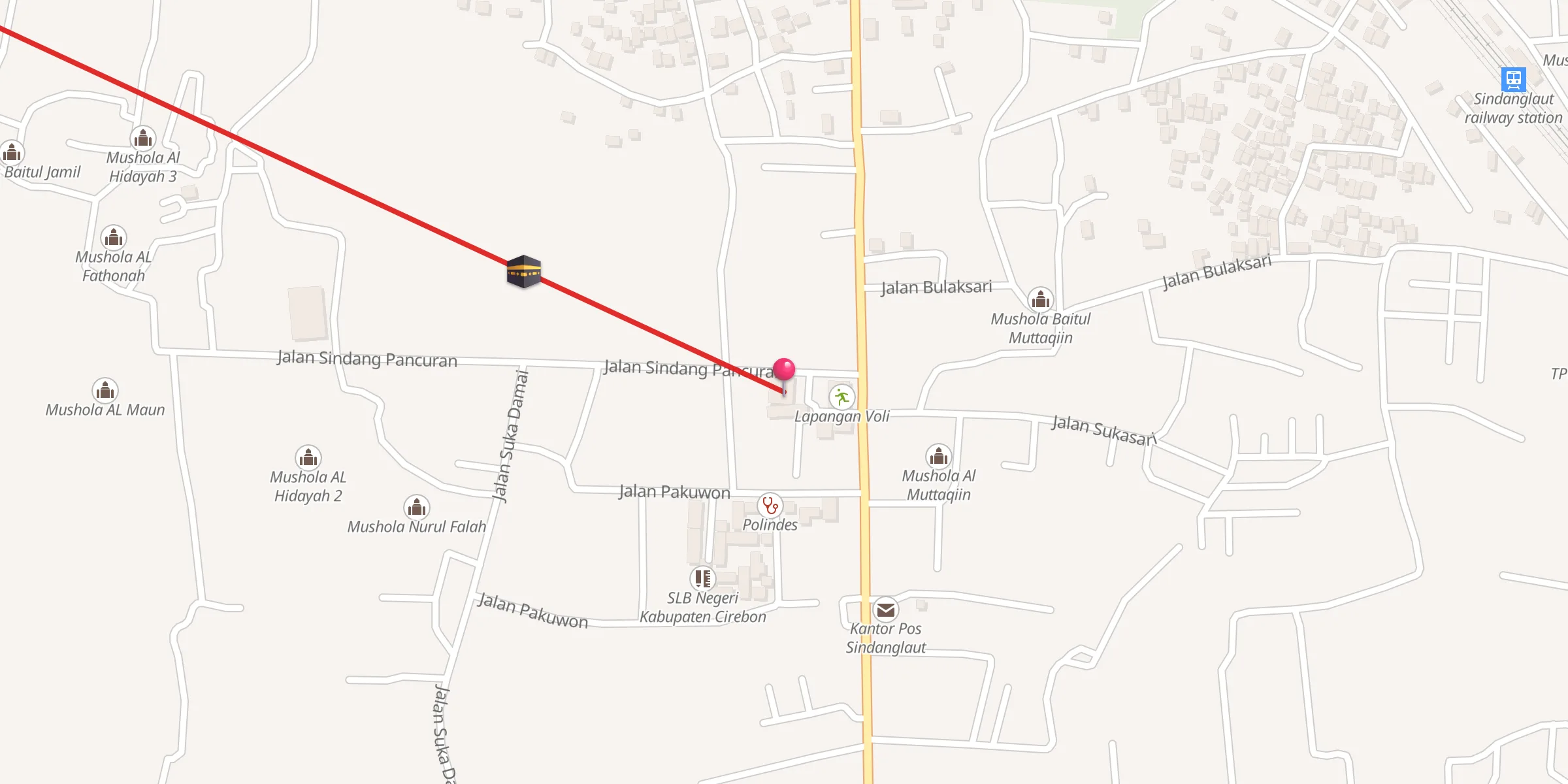 Carte de localisation : Masjid Al Iman