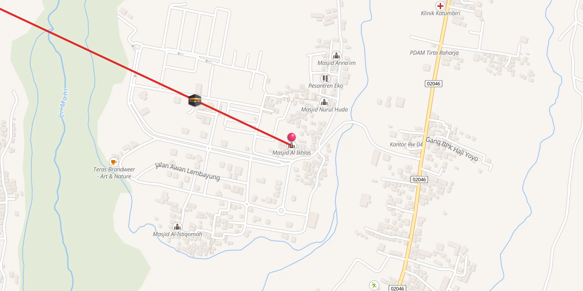 Carte de localisation : Masjid Al Ikhlas