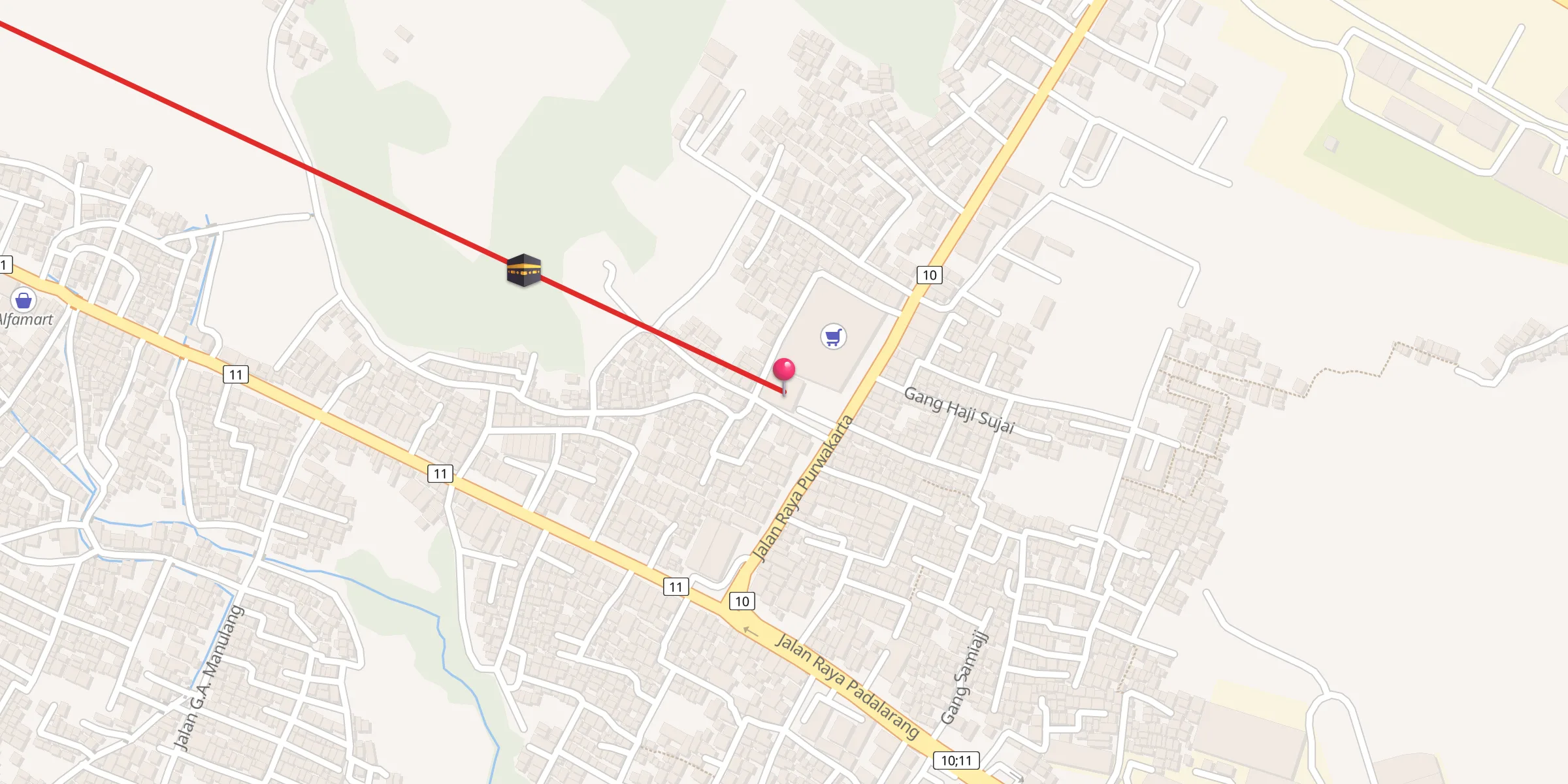 Carte de localisation : Masjid Besar Al-Ihsan Padalarang