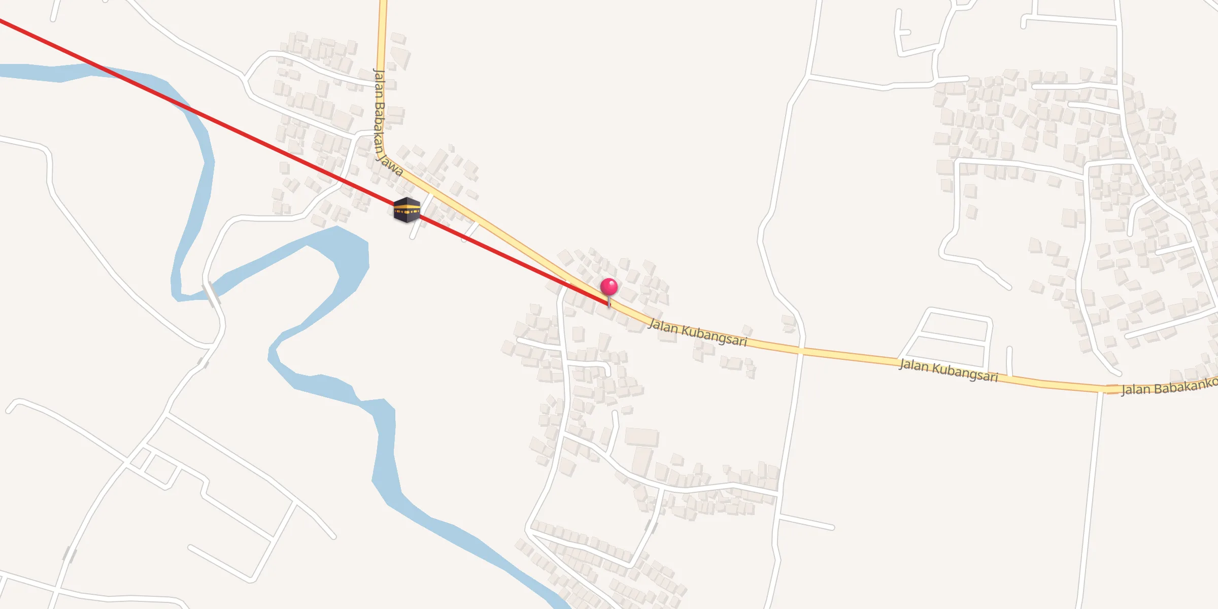 Carte de localisation : Mushola Al Furqon