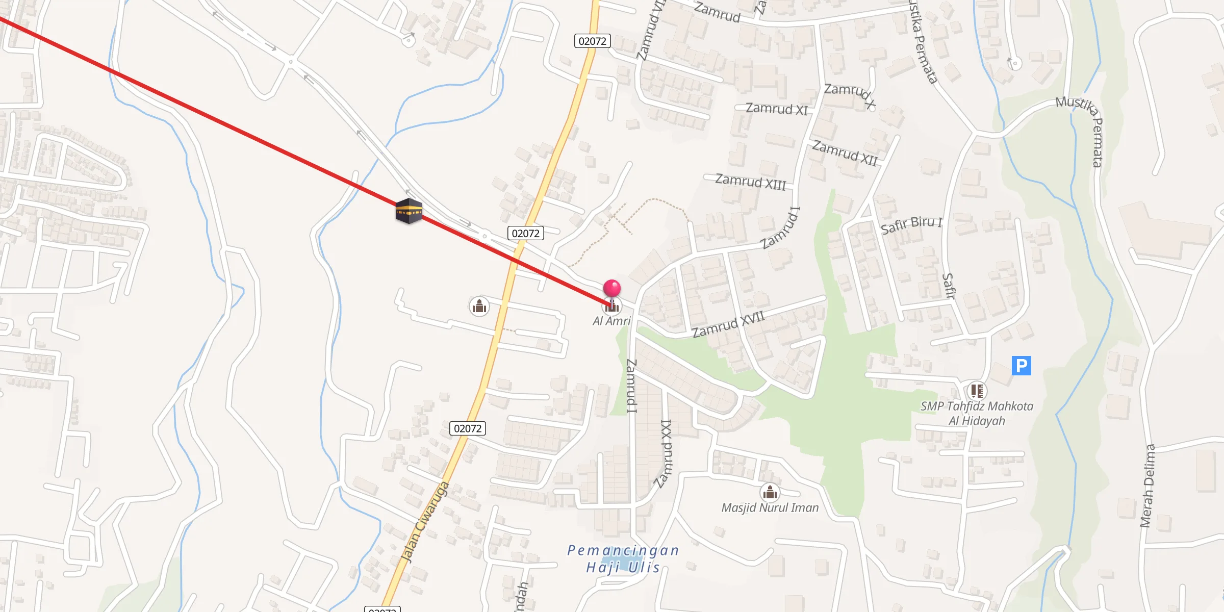Carte de localisation : Al Amri