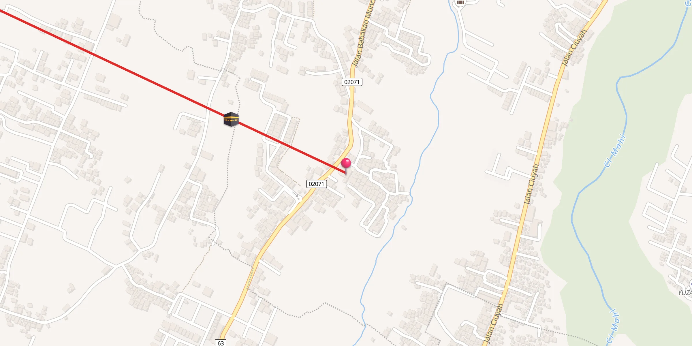 Carte de localisation : MASJID AL FIKRI