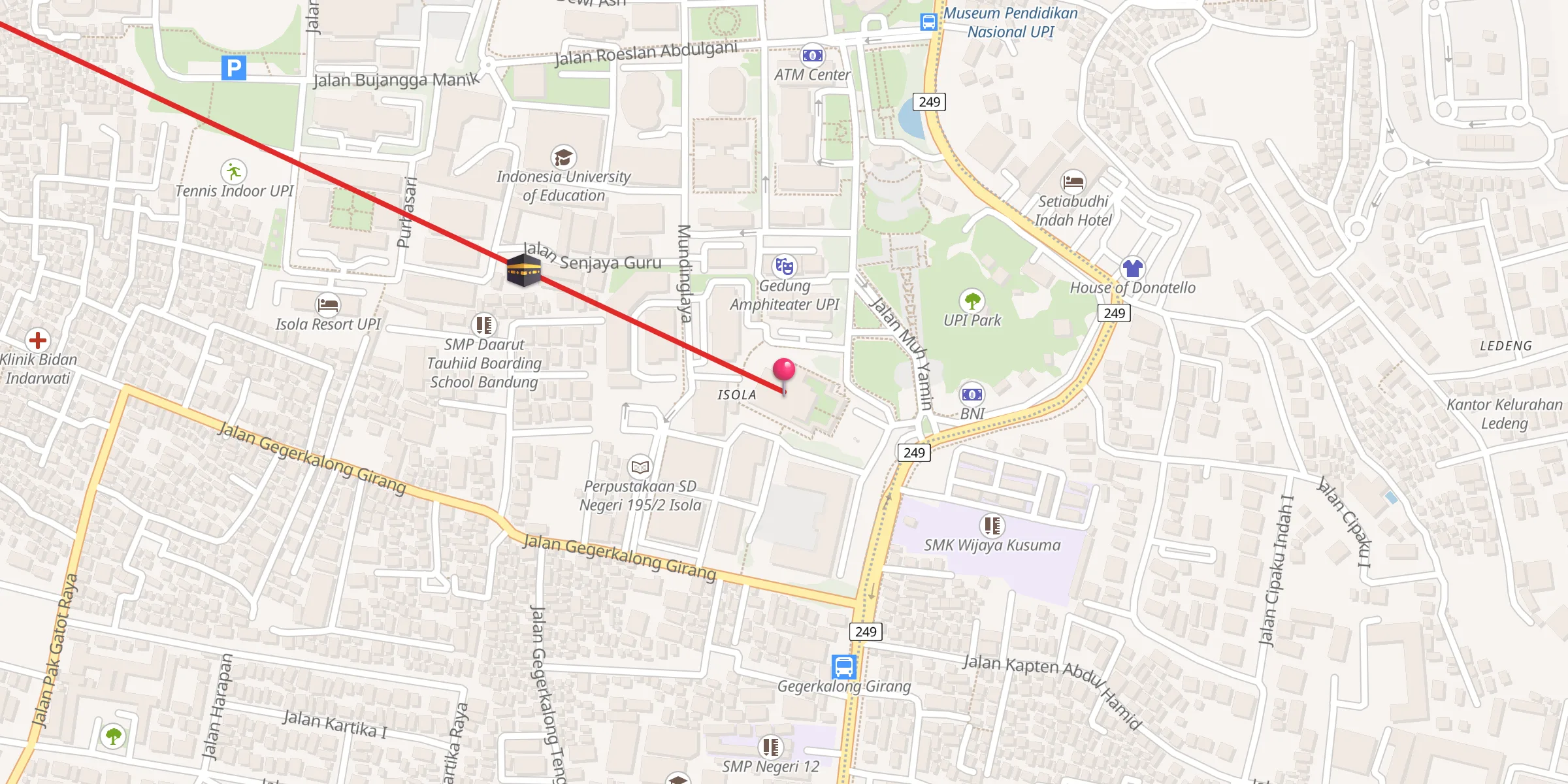 Carte de localisation : Masjid Al Furqon