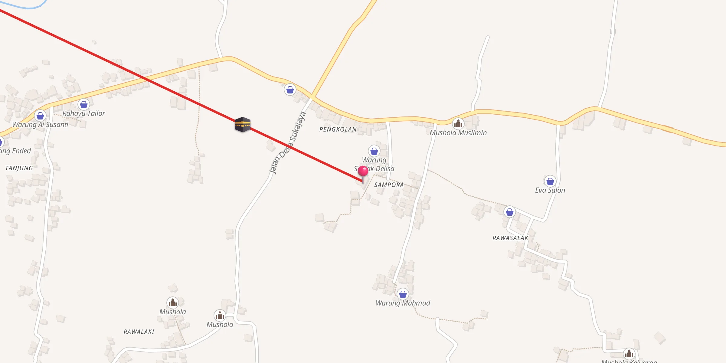 Carte de localisation : Masjid Jami As-sa'adah