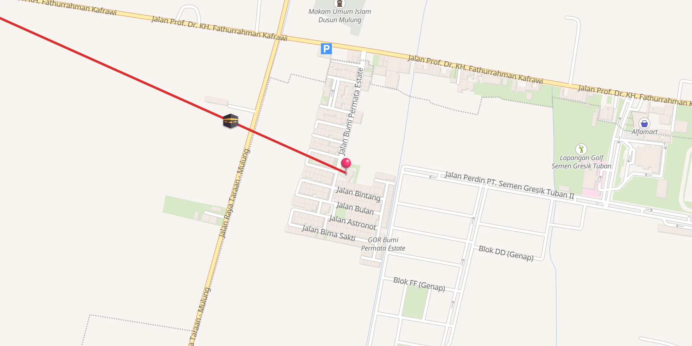 Carte de localisation : Masjid Baiturrahman Perumahan Bumi Permata Estate