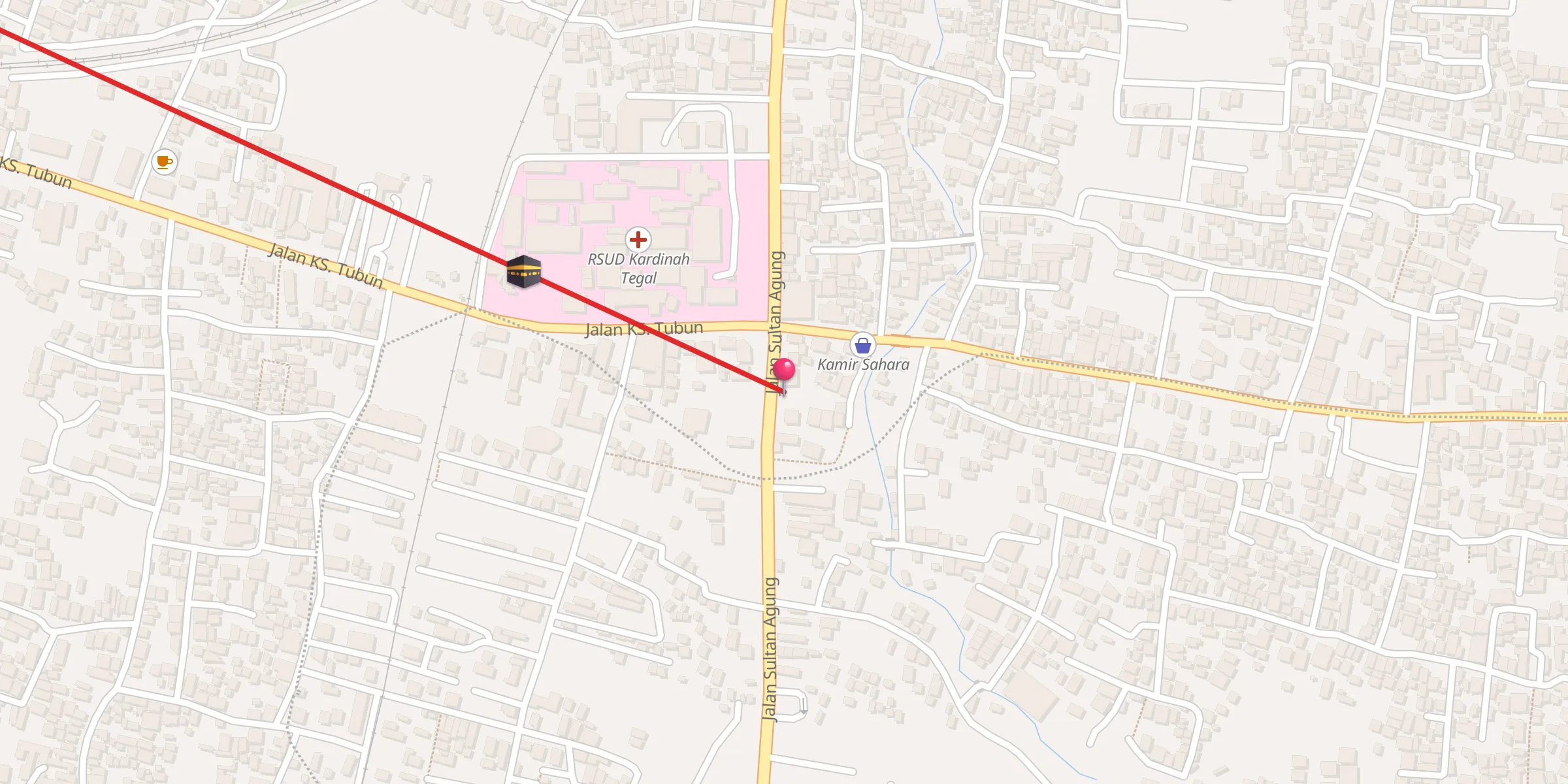 Carte de localisation : Mosquée
