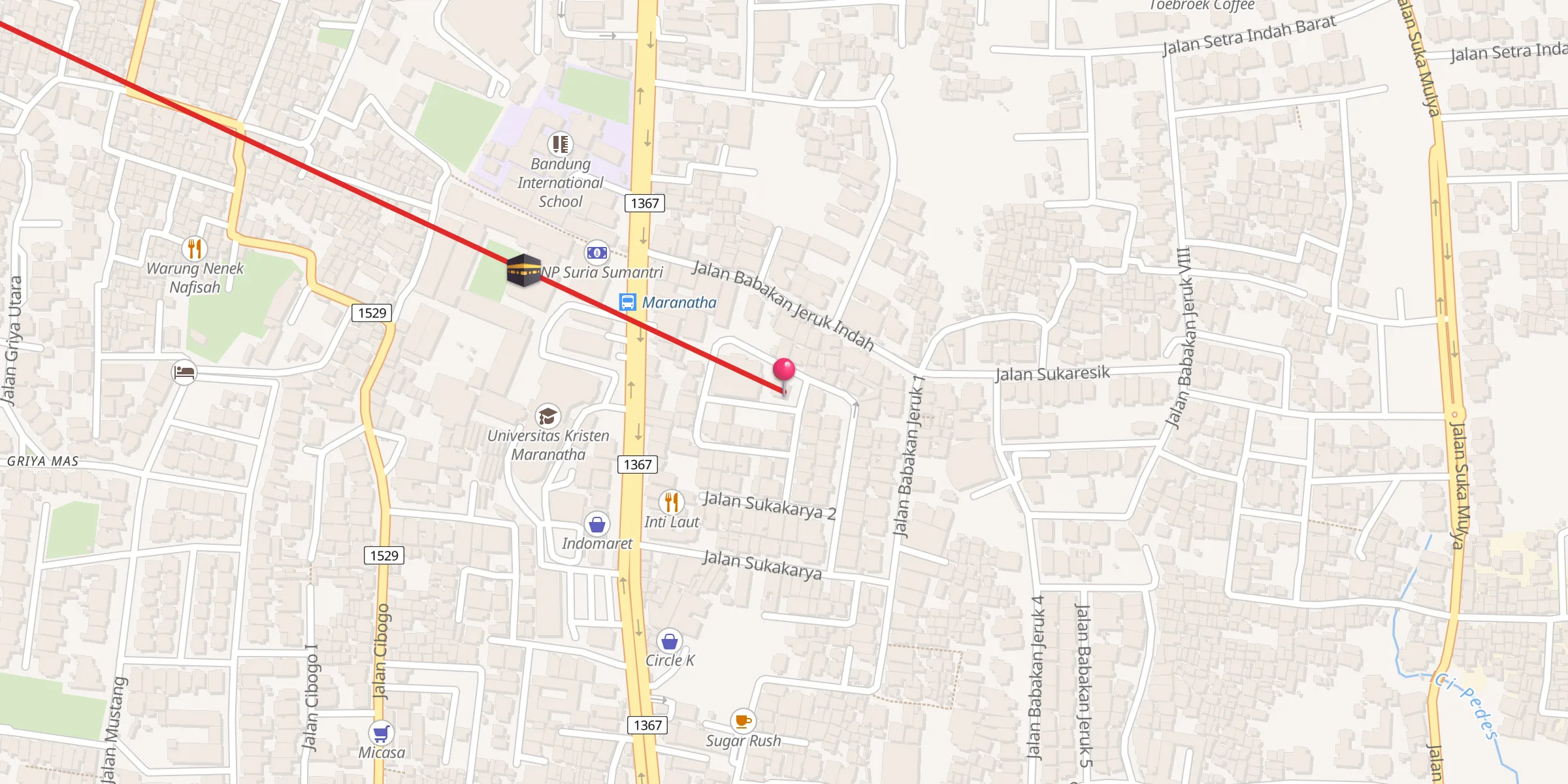 Carte de localisation : At Taqwa