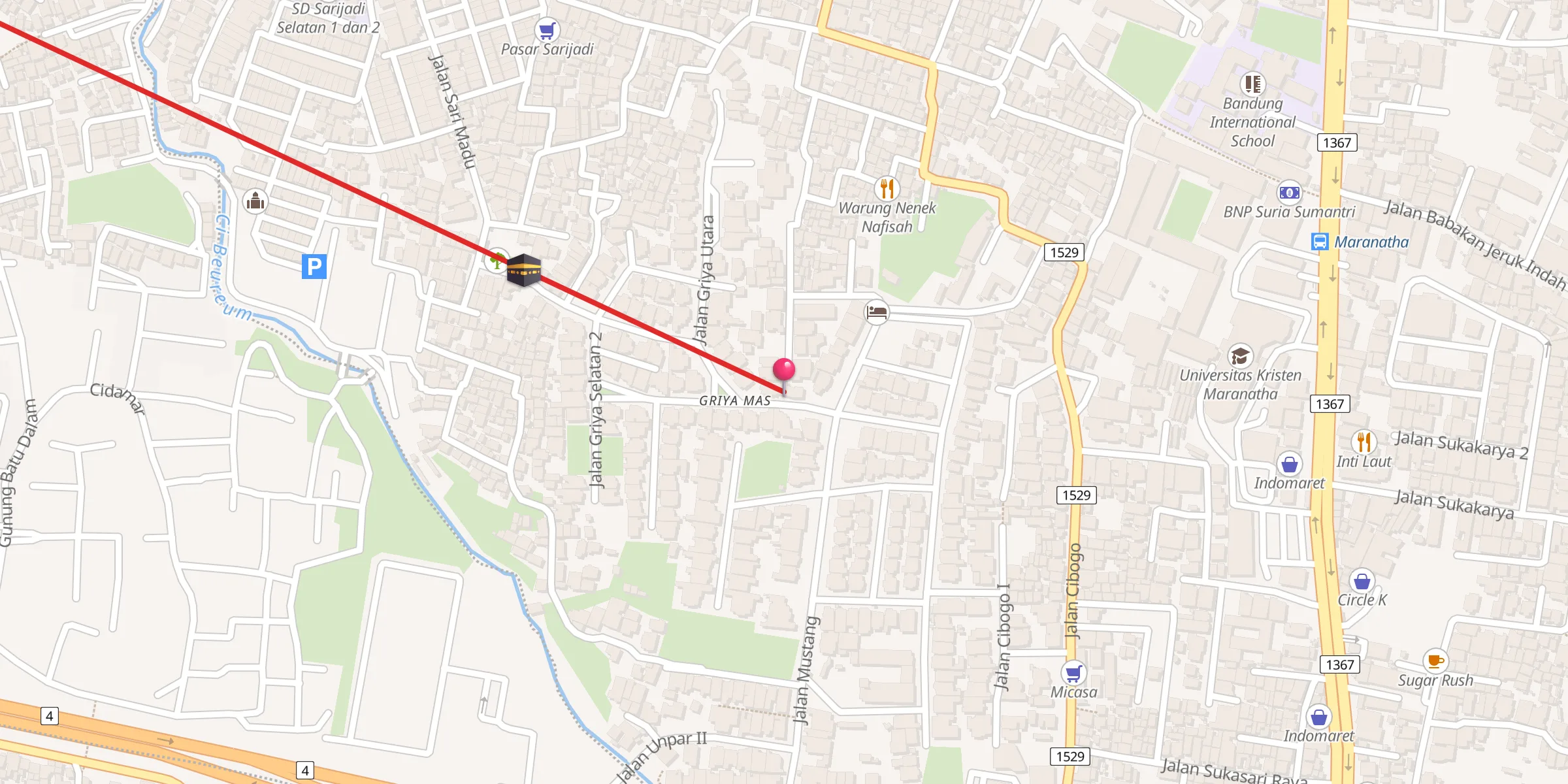 Carte de localisation : Baiturrahman