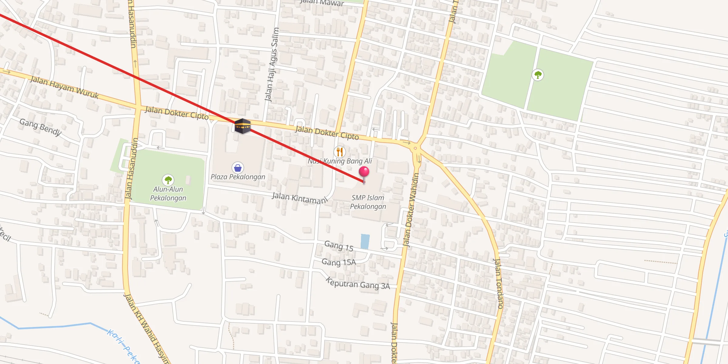 Carte de localisation : Masjid SD Islam