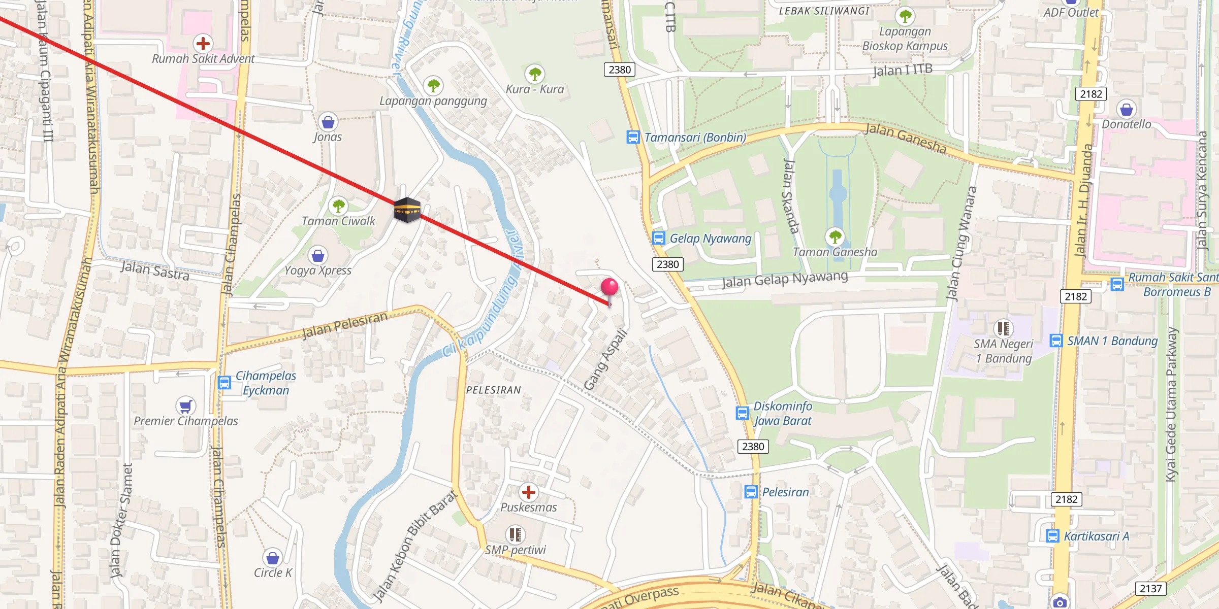 Carte de localisation : Al Ikhlas