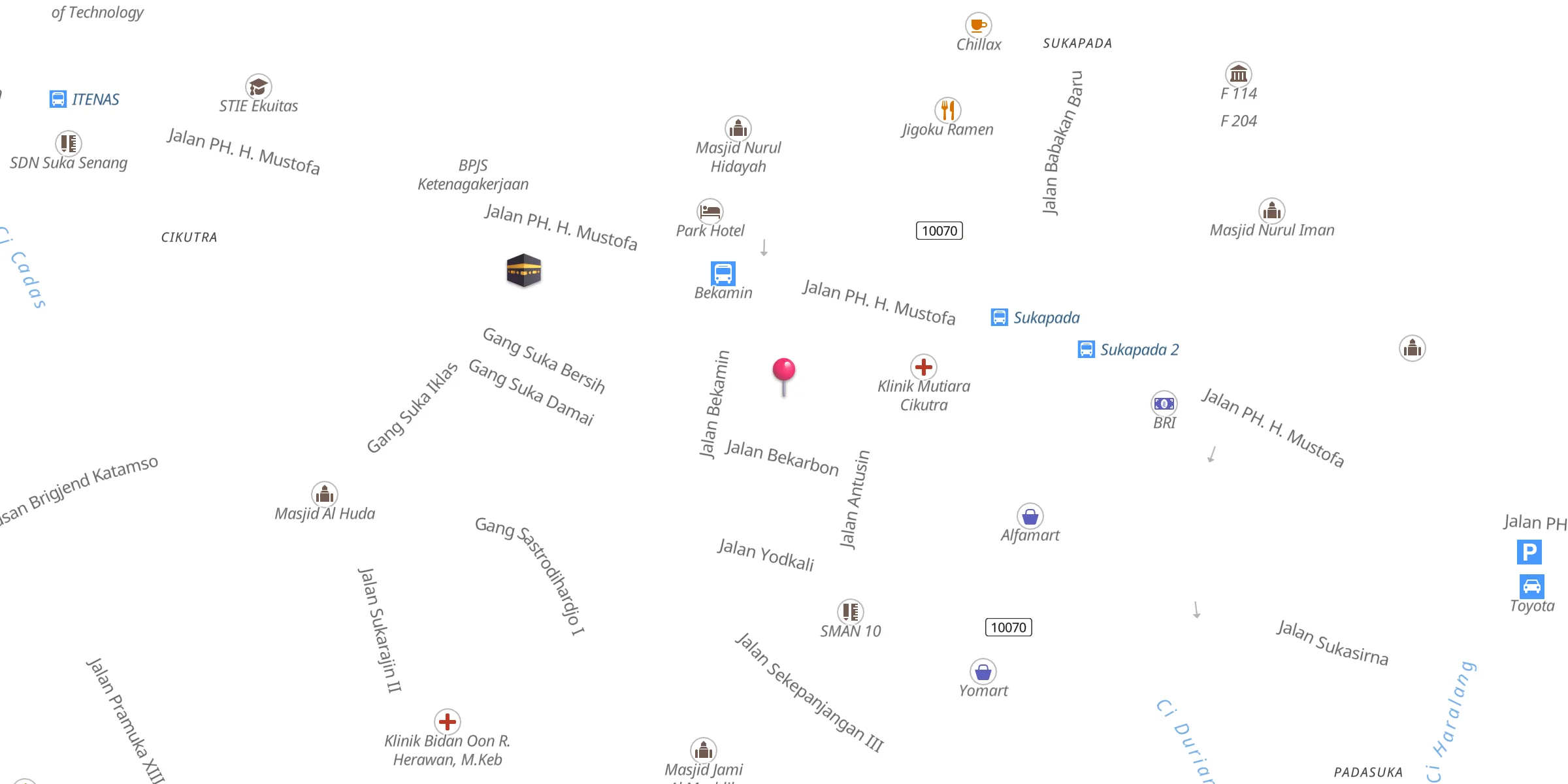 Carte de localisation : Majid Ulil Albab