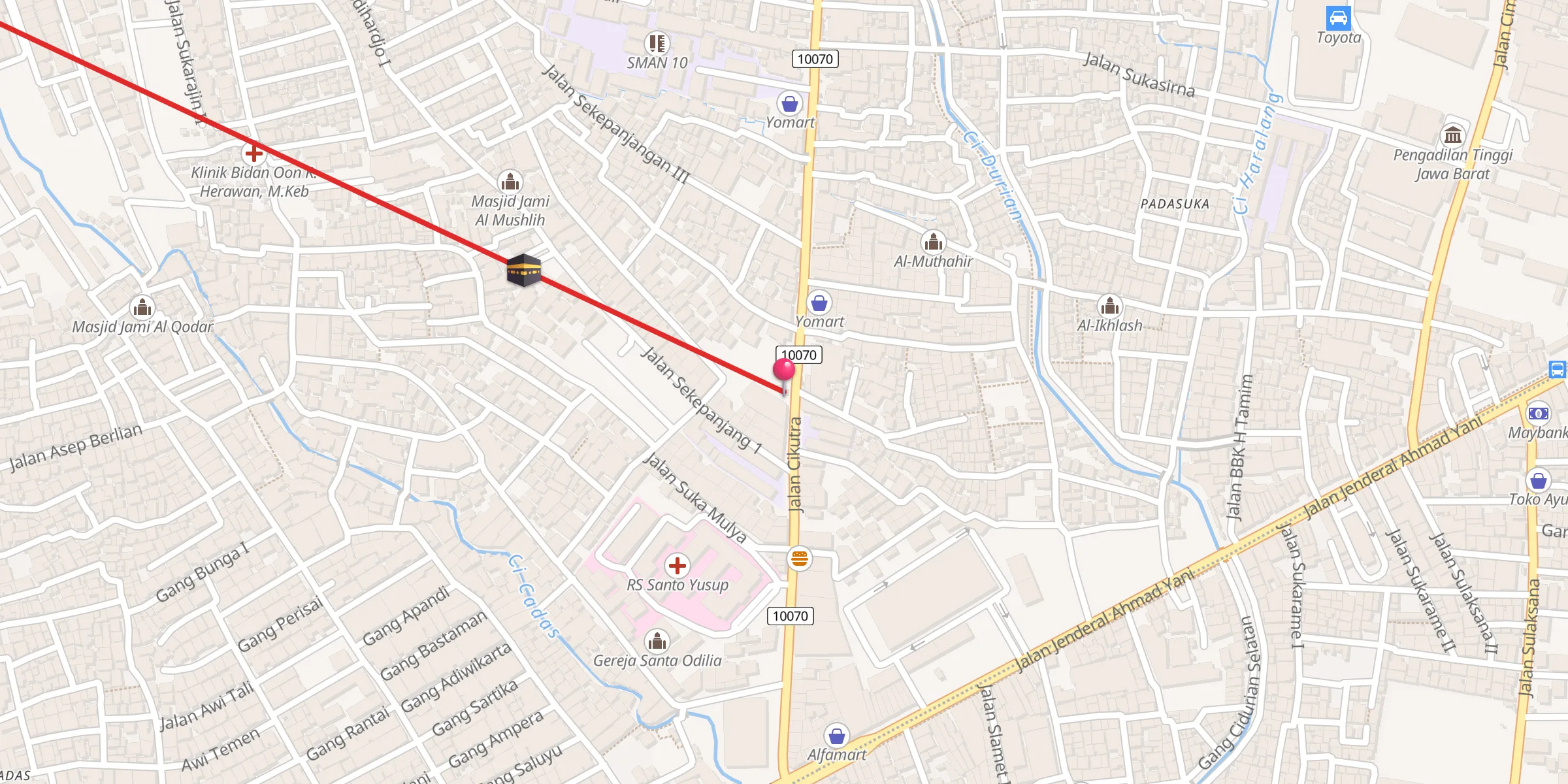 Carte de localisation : An-Nur