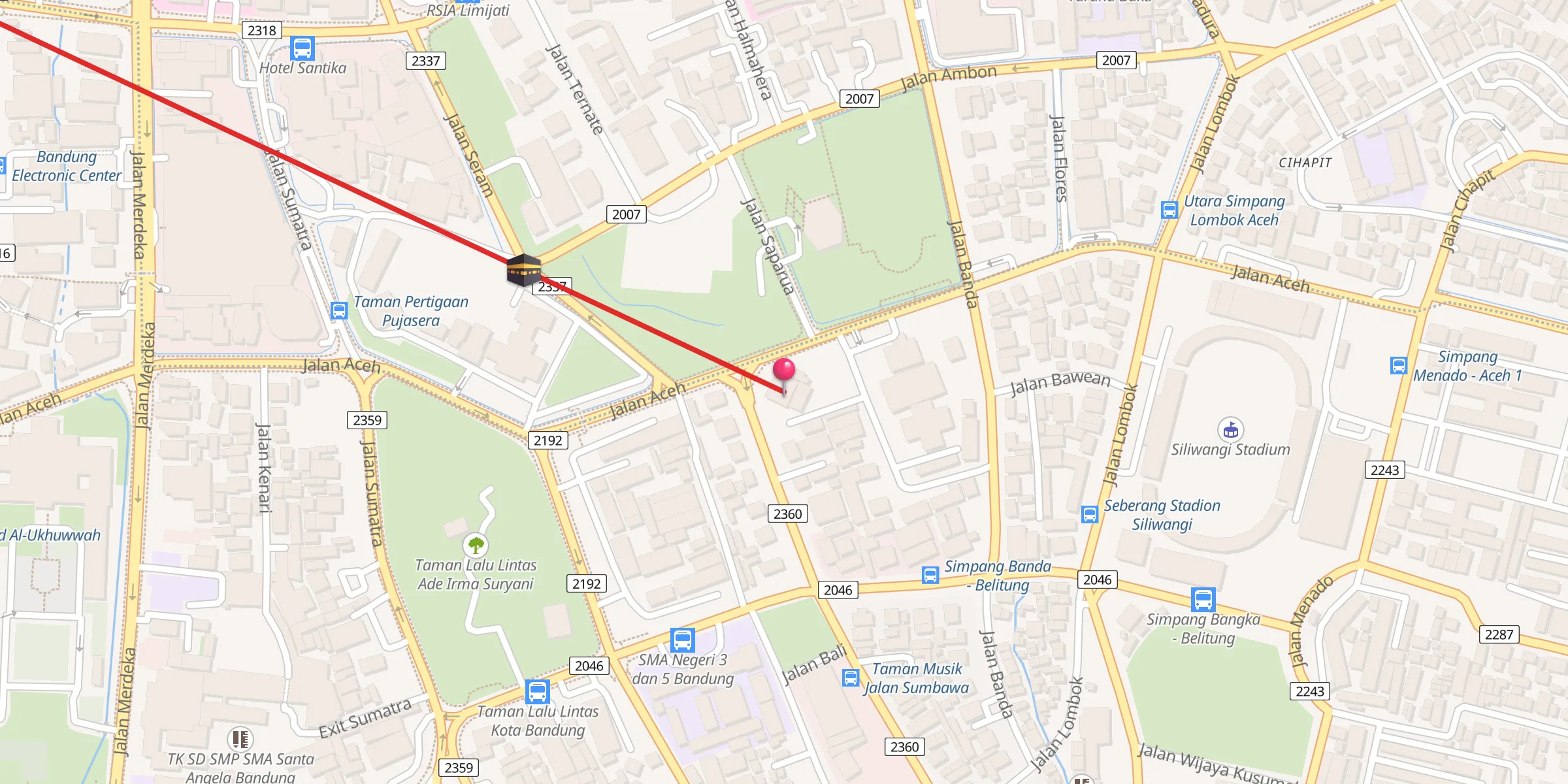 Carte de localisation : Ar-Rohman