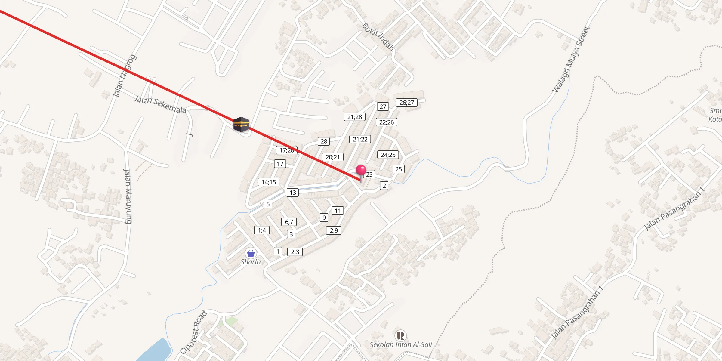 Carte de localisation : Al Ittihad