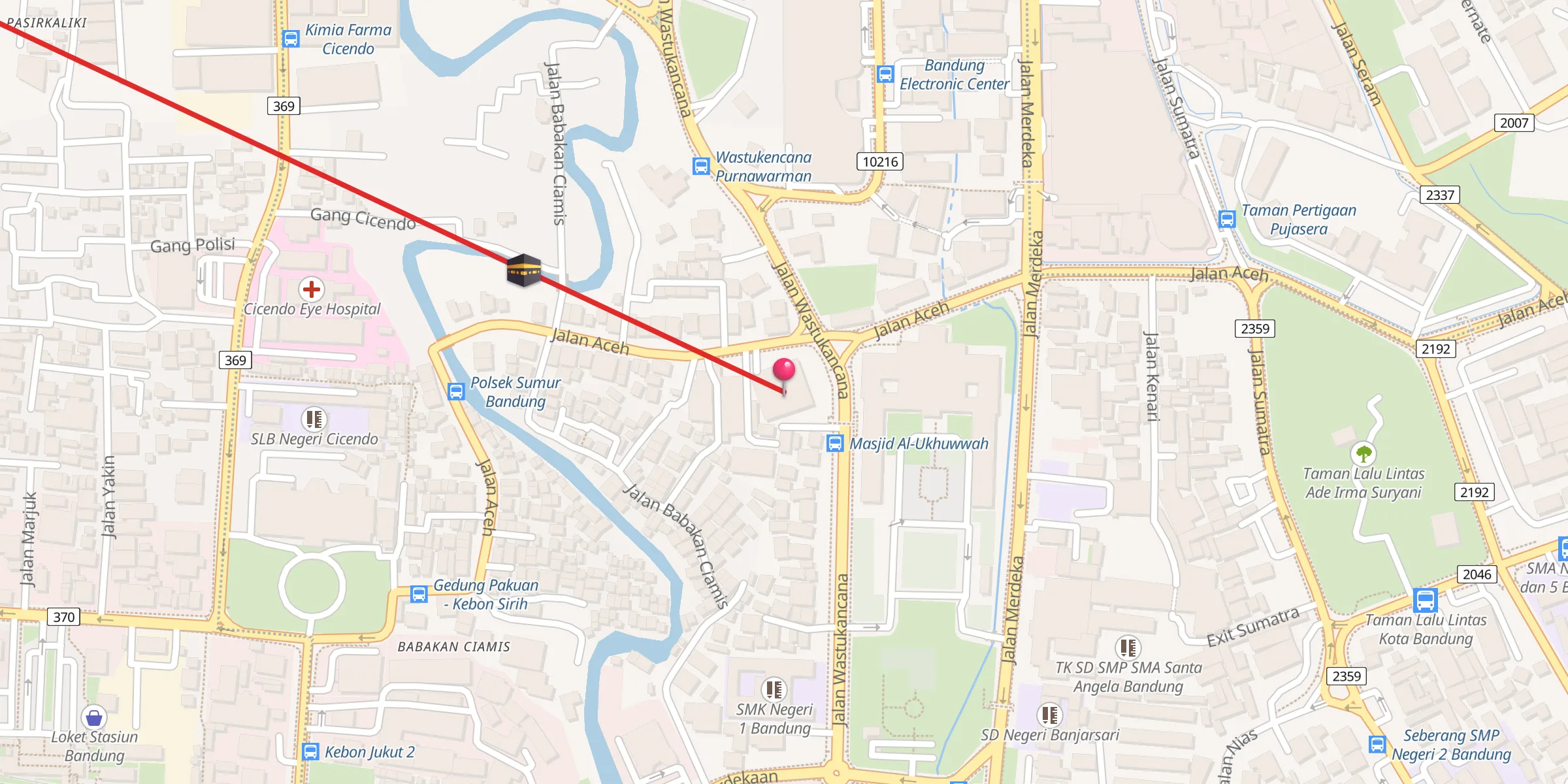 Carte de localisation : Al-Ukhuwah
