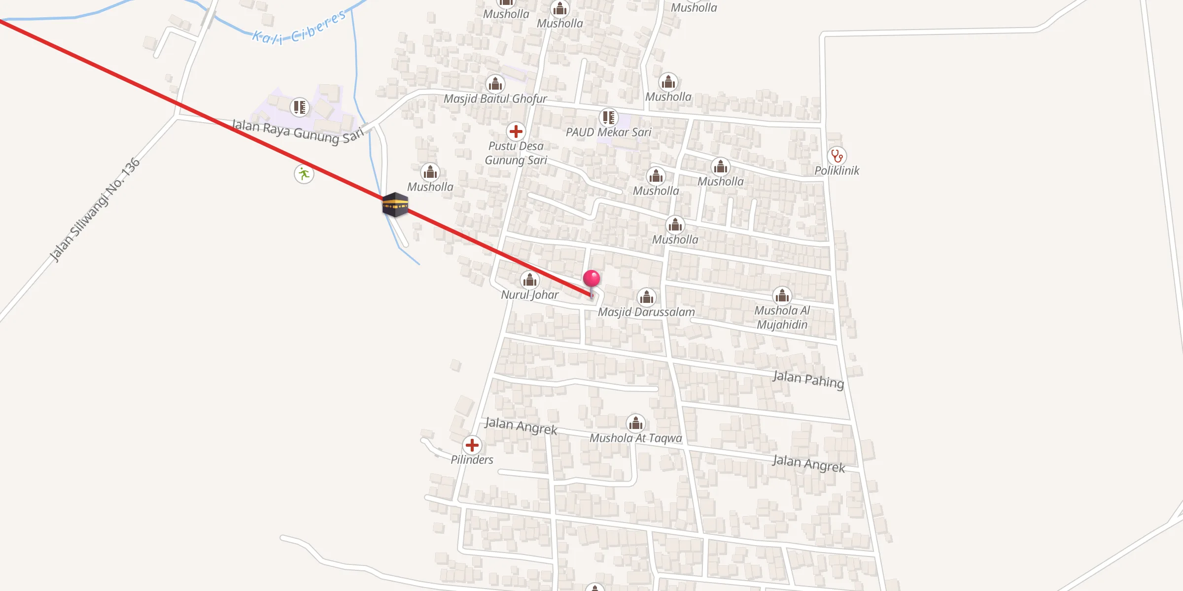 Carte de localisation : Baitul Ghofar