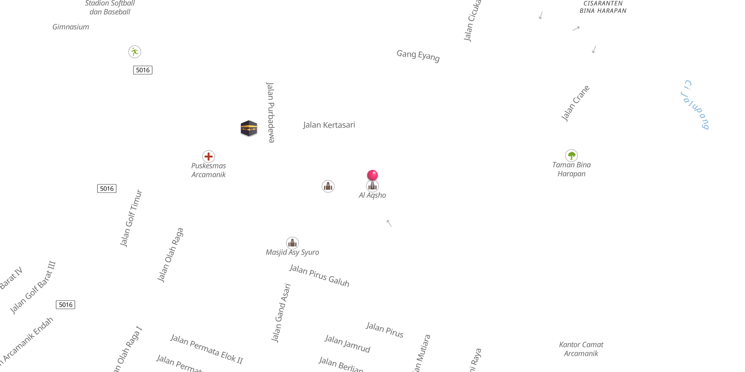 Carte de localisation : Al Aqsho