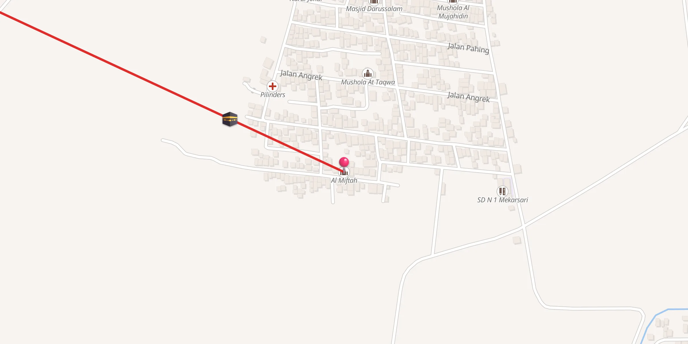 Carte de localisation : Al Miftah