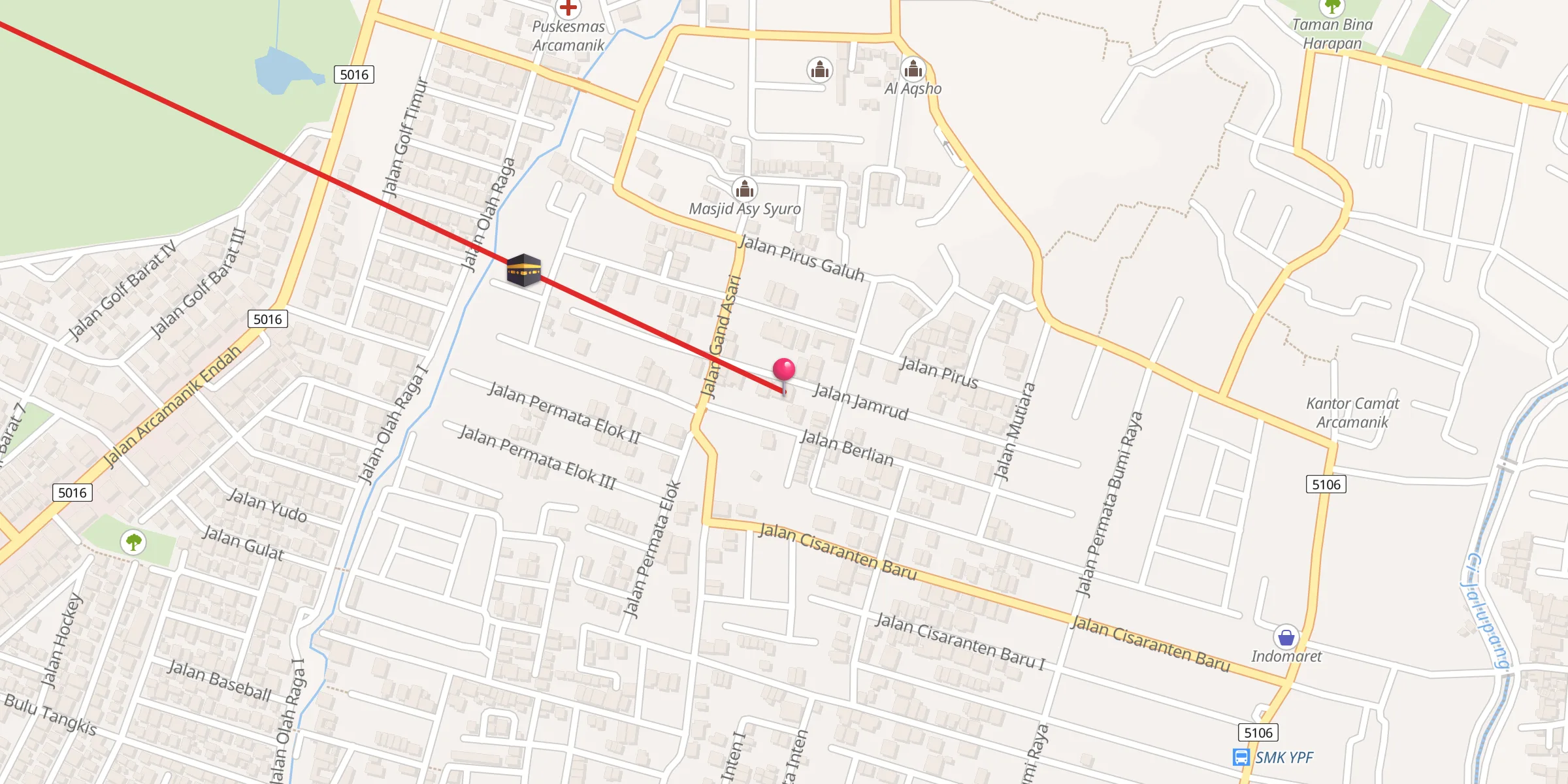 Carte de localisation : Masjid Al Abror