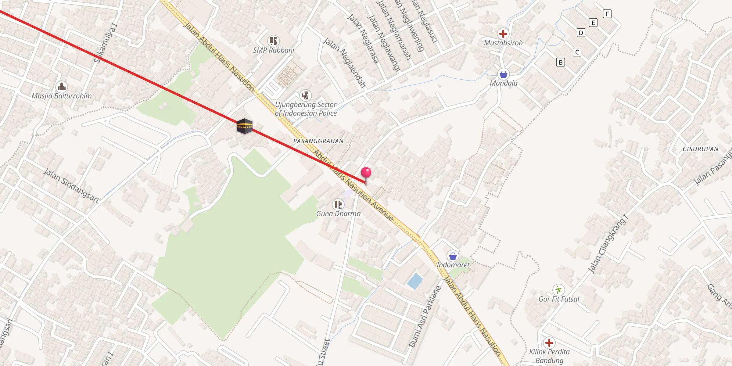 Carte de localisation : Al Hidayah