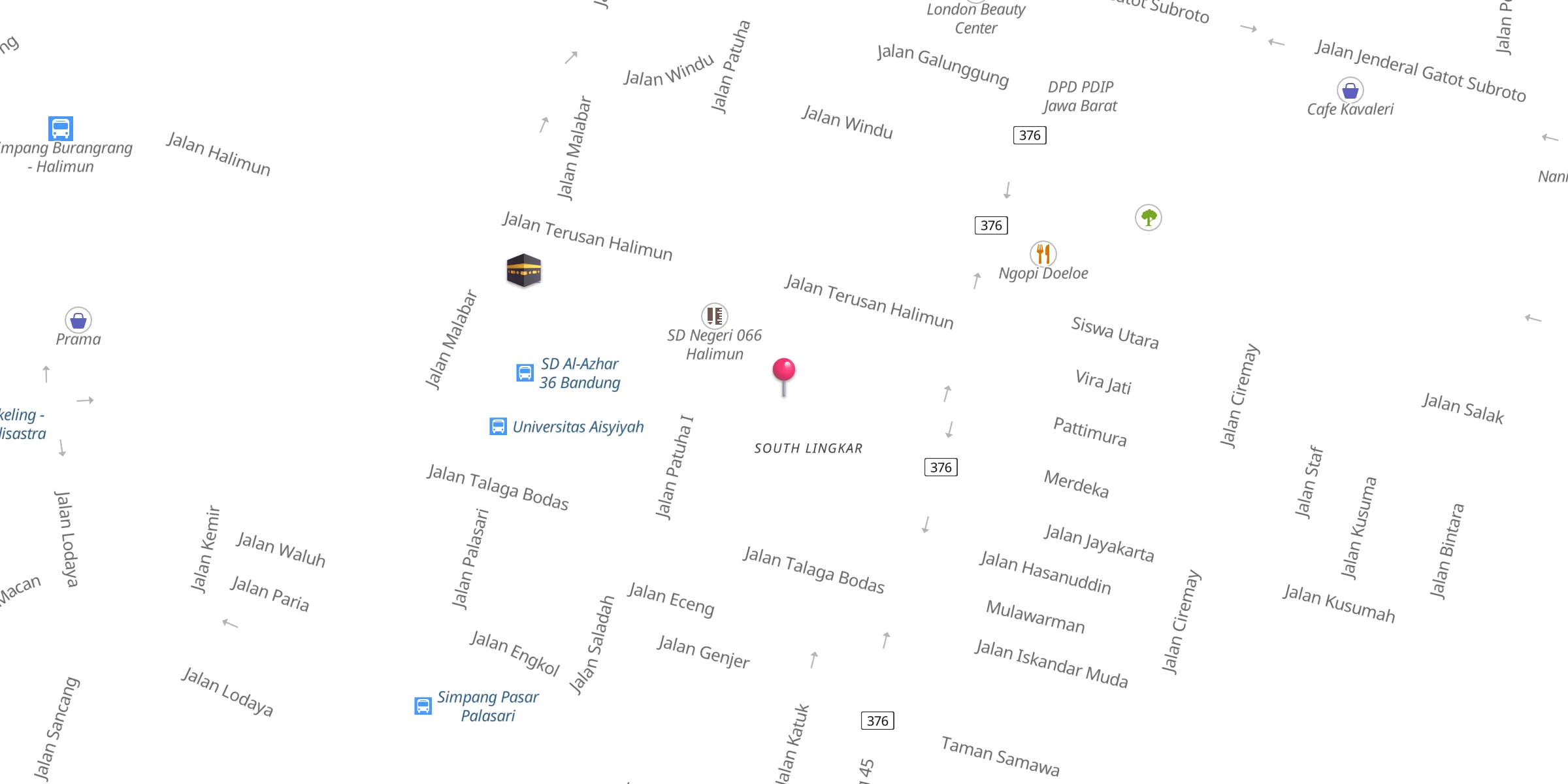 Carte de localisation : Gedung PWNU JAWA BARAT