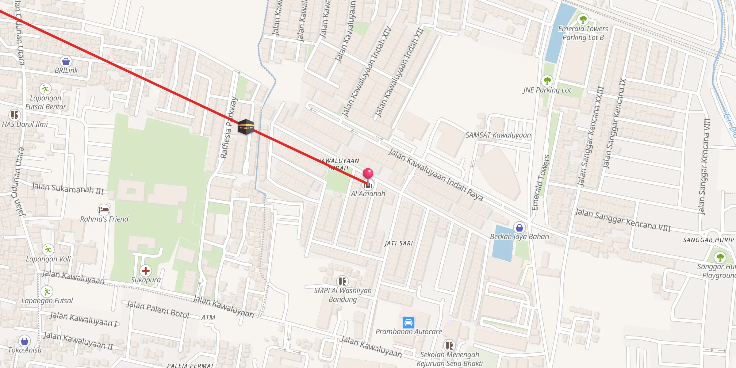 Carte de localisation : Al Amanah