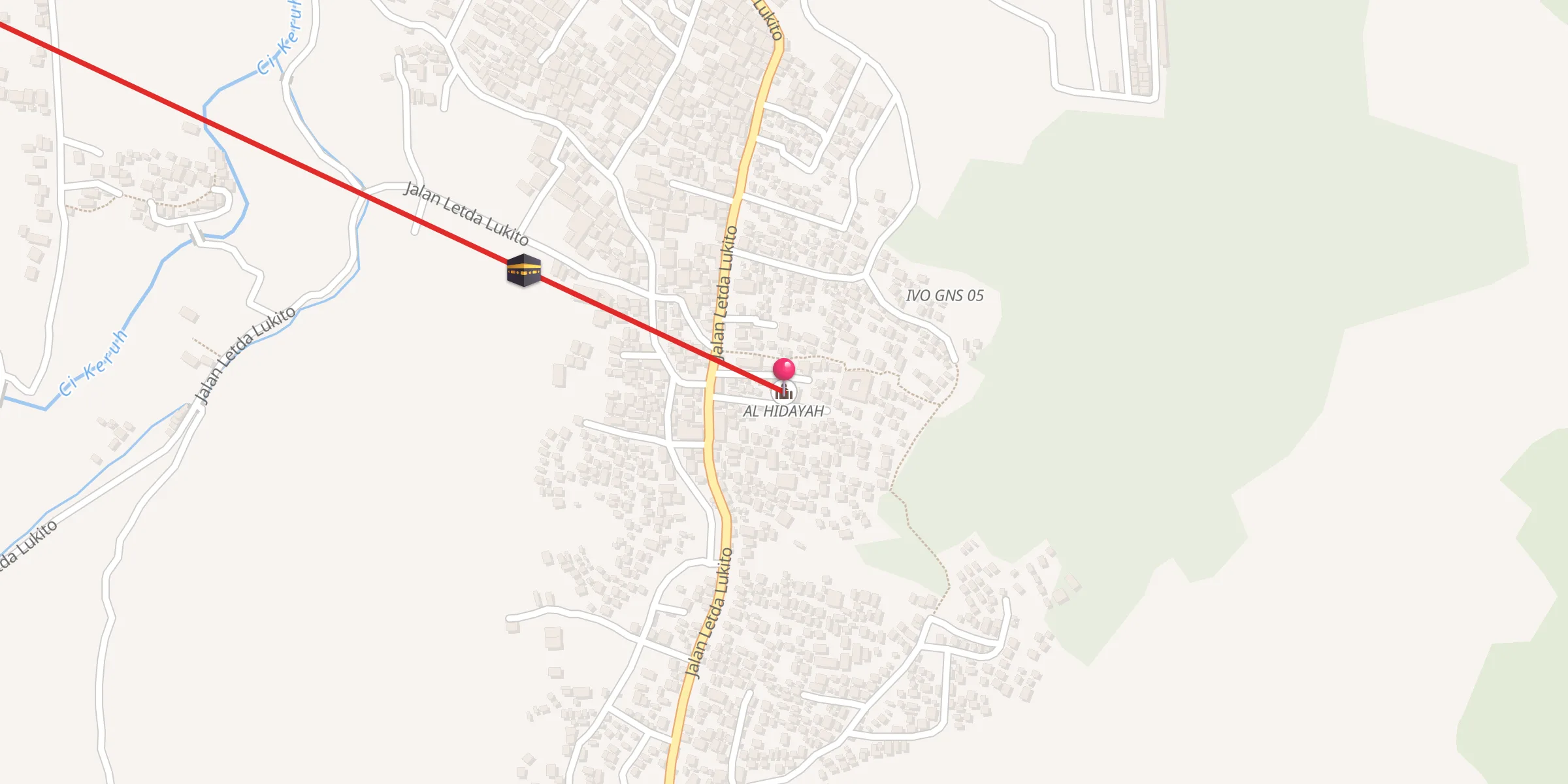 Carte de localisation : AL HIDAYAH
