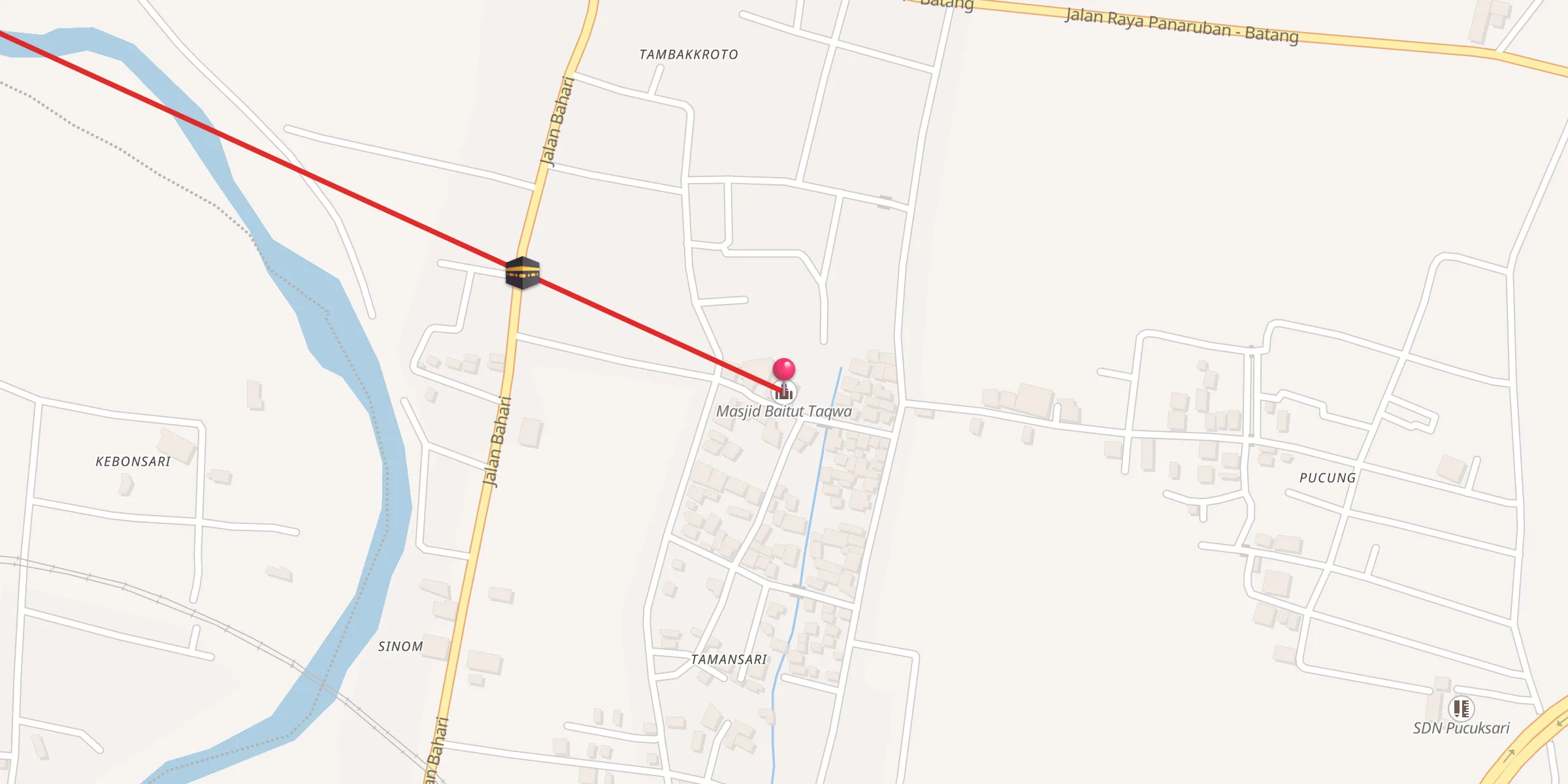 Carte de localisation : Masjid Baitut Taqwa