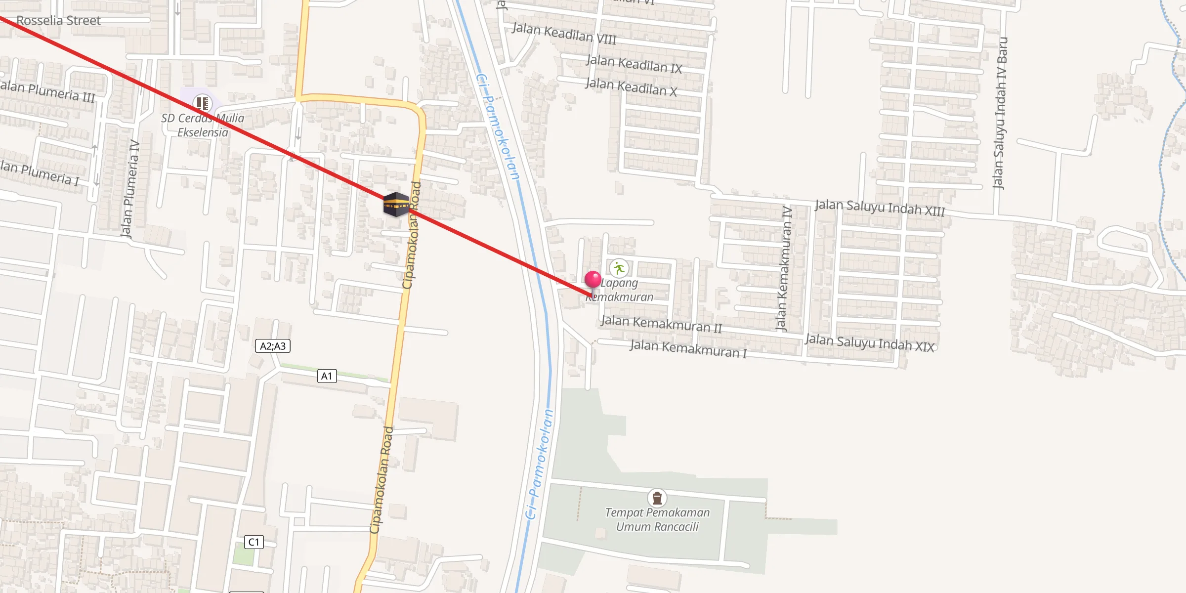 Carte de localisation : Al Makmur