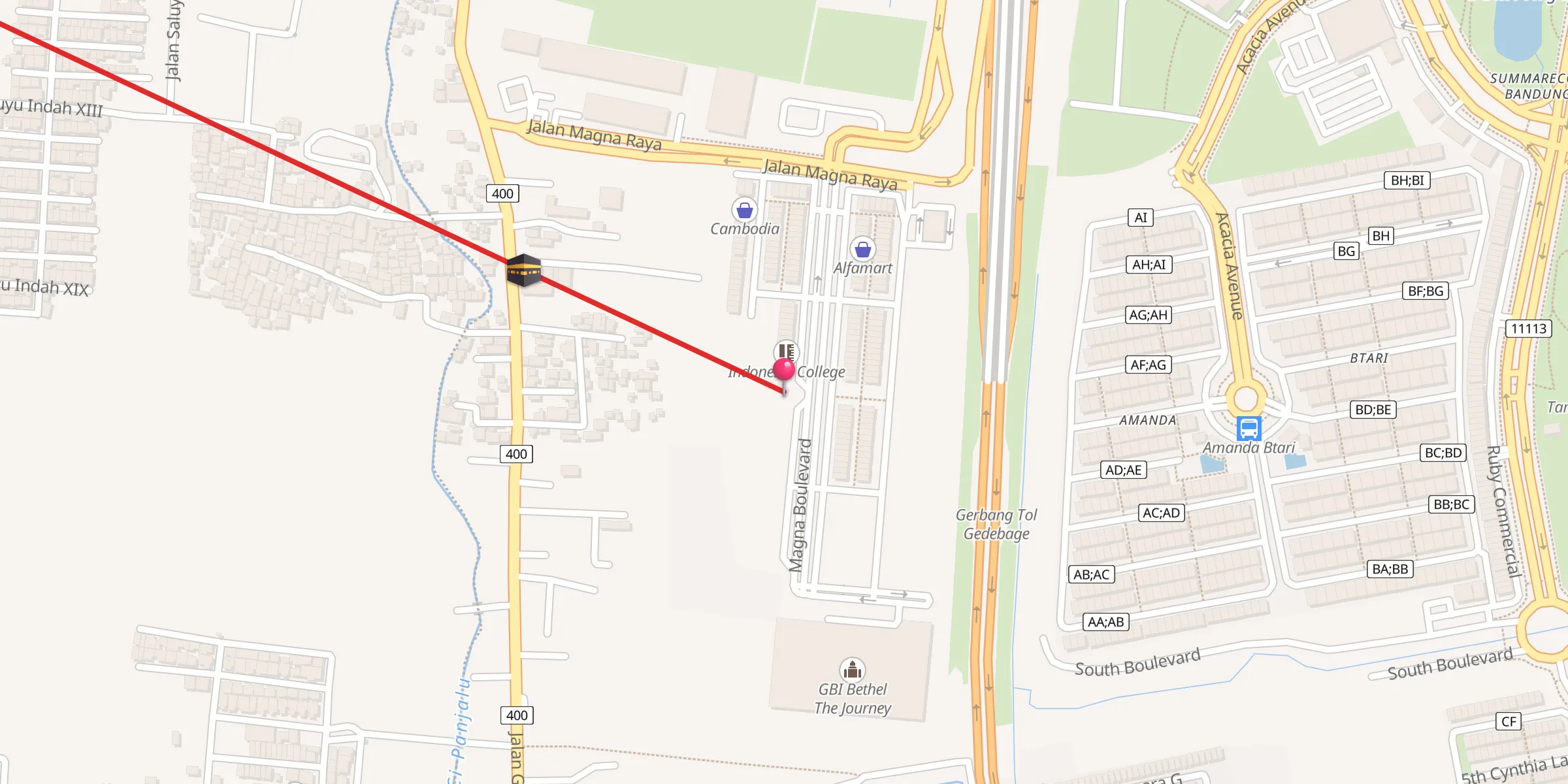 Carte de localisation : Baitul Mughni