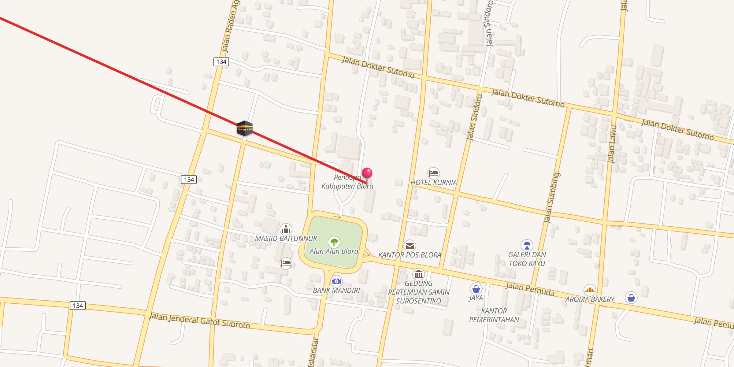 Carte de localisation : Mushola