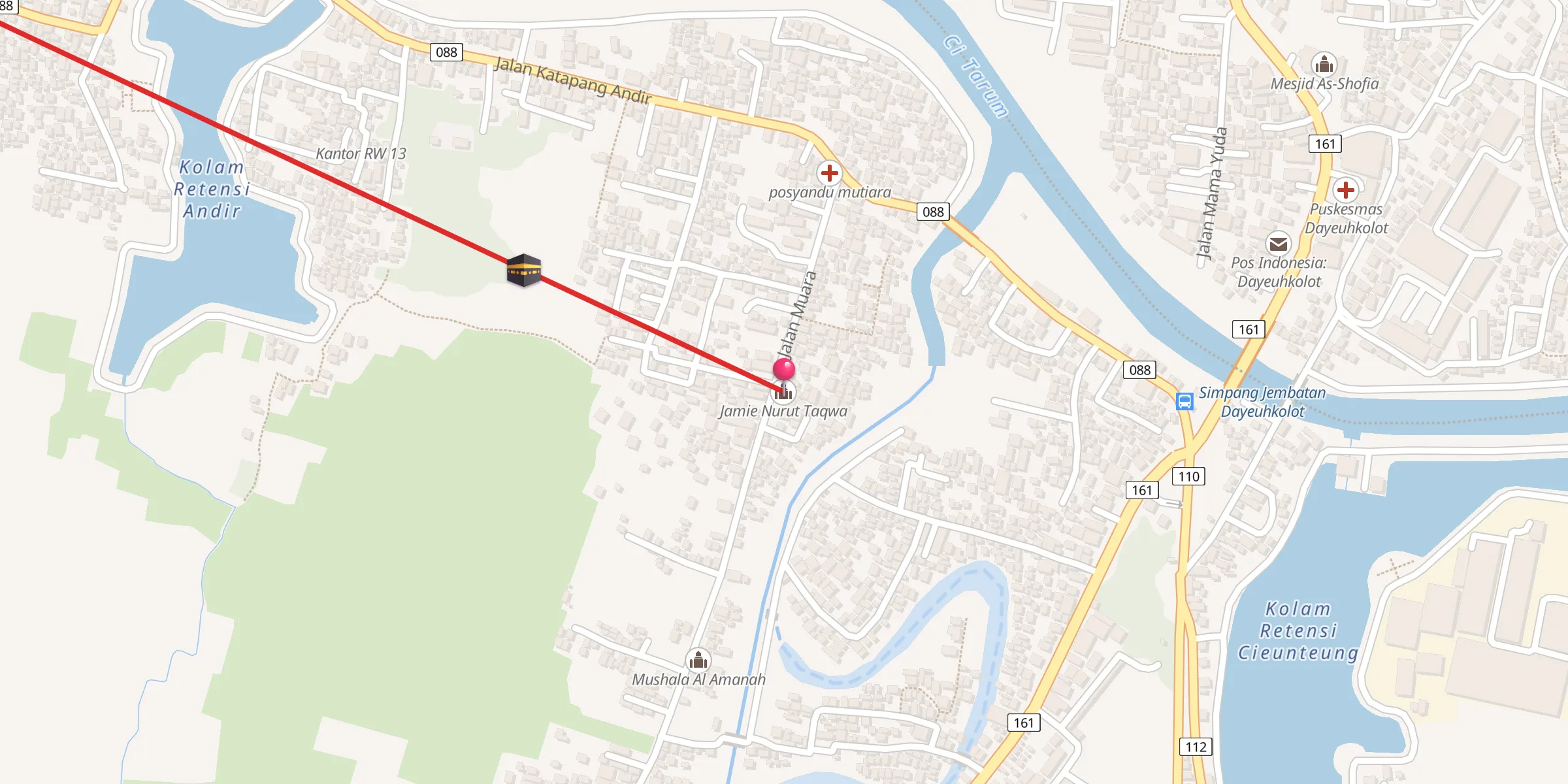 Carte de localisation : Jamie Nurut Taqwa