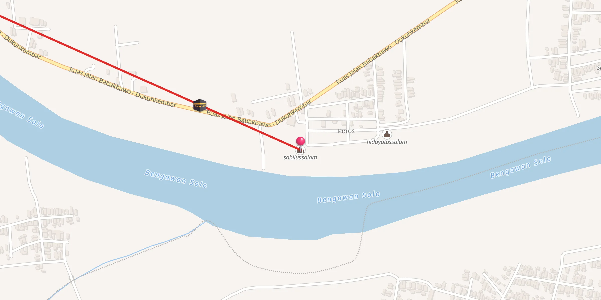 Carte de localisation : sabilussalam