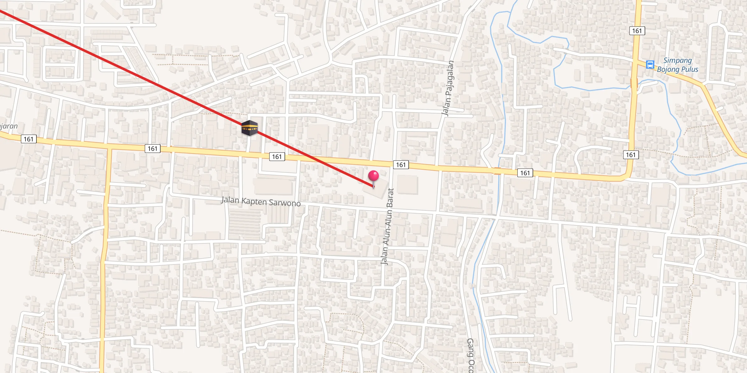 Carte de localisation : Masjid Banjaran