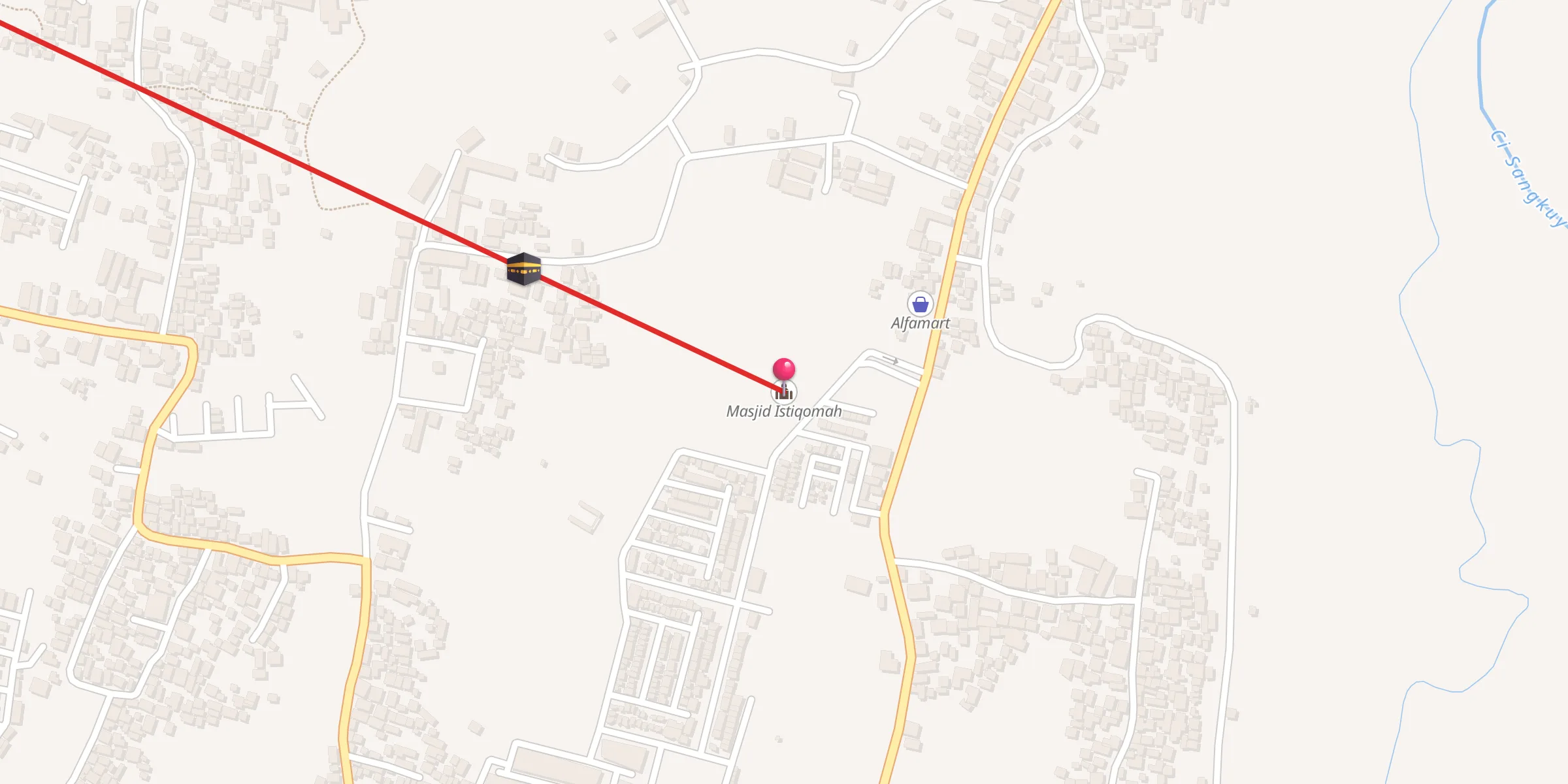 Carte de localisation : Masjid Istiqomah