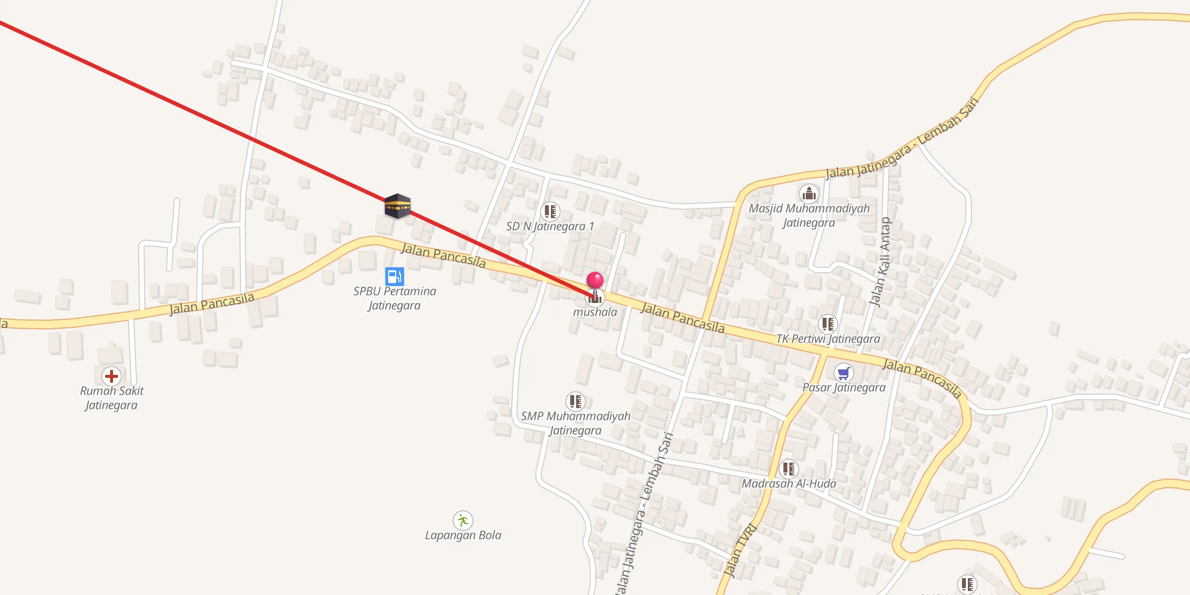 Carte de localisation : mushala
